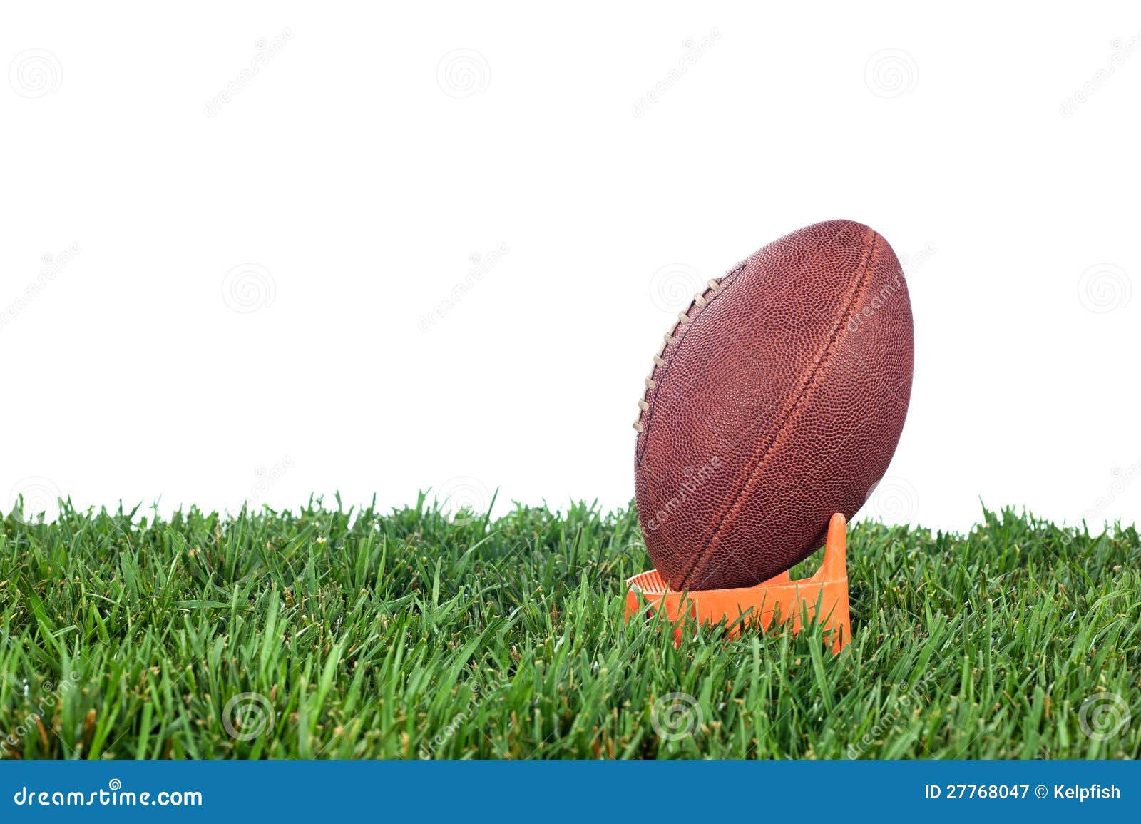 American football kickoff stock image. Image of white 27768047