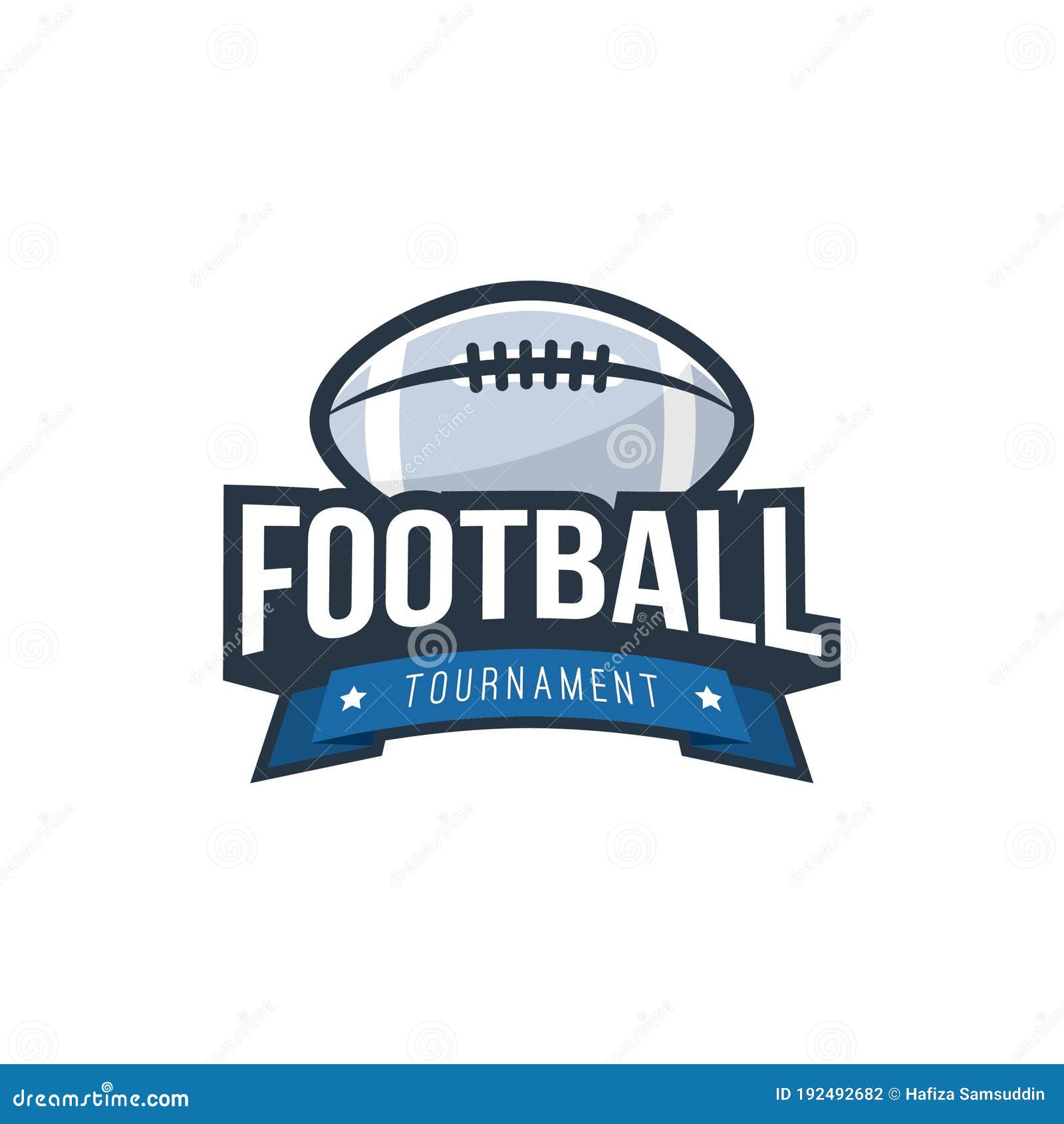 American Football Tournament Logo Design