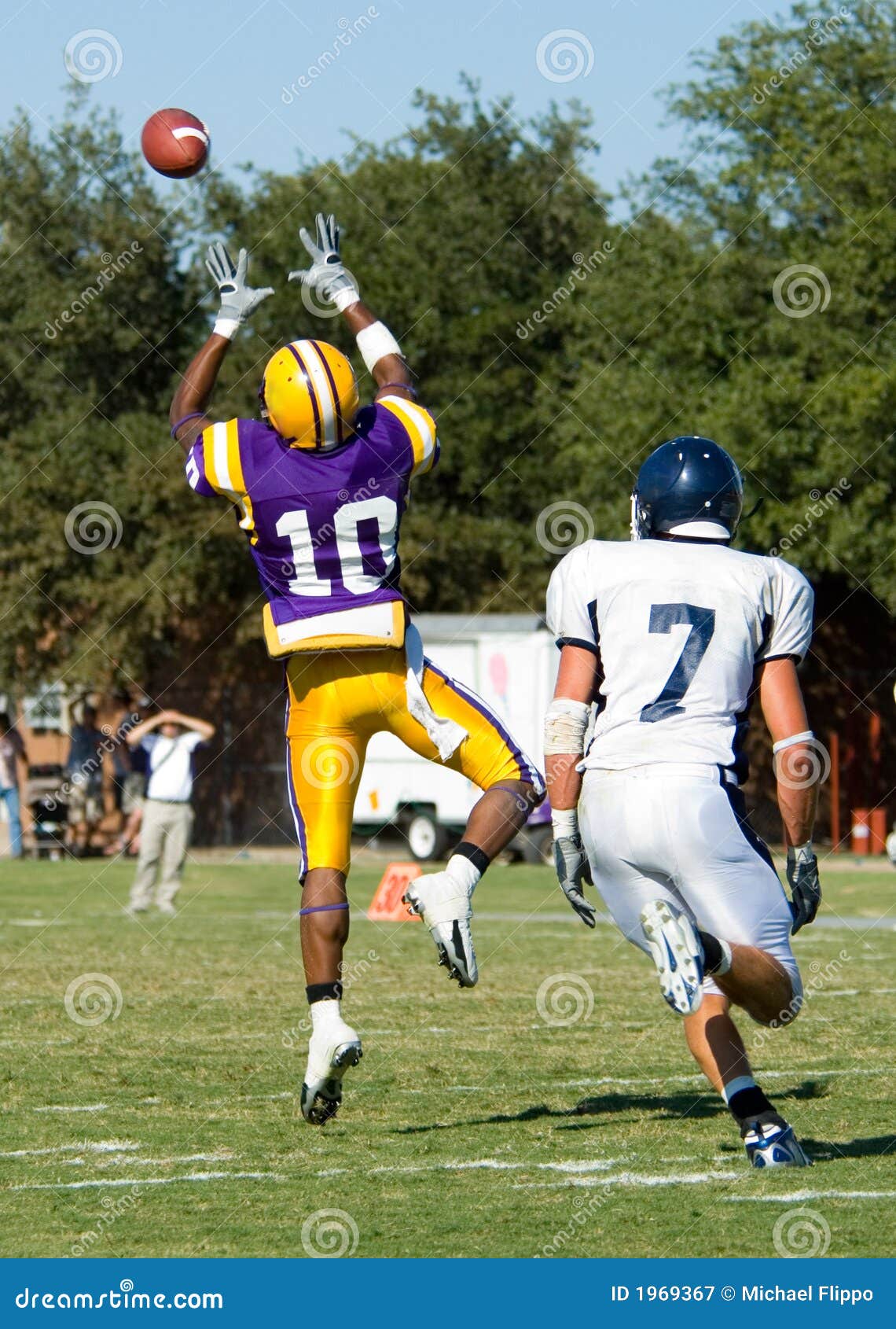 American Football Played By Young Men Stock Image - Image: 1969367