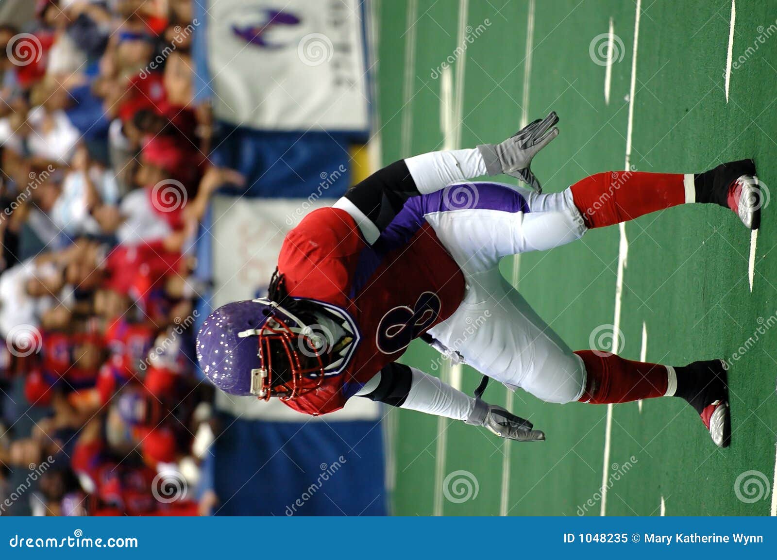 American football player stock image. Image of defense - 1048235