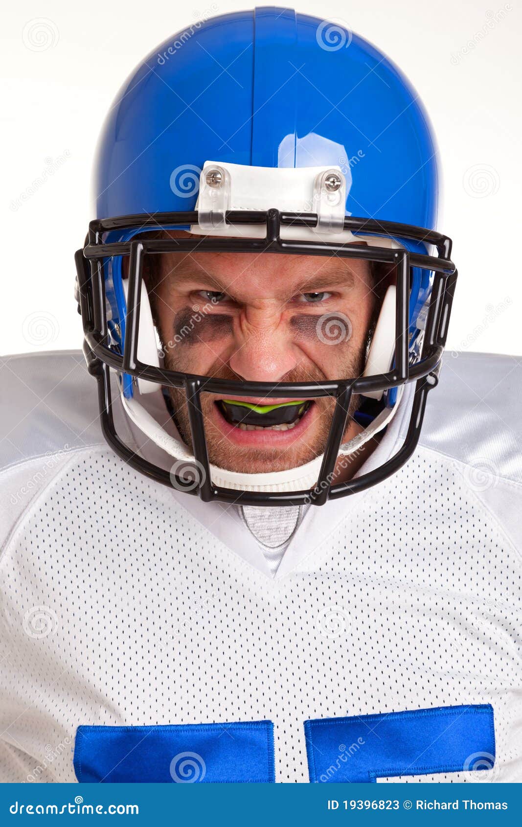 American Football Player Cut Out Stock Image Image of headshot
