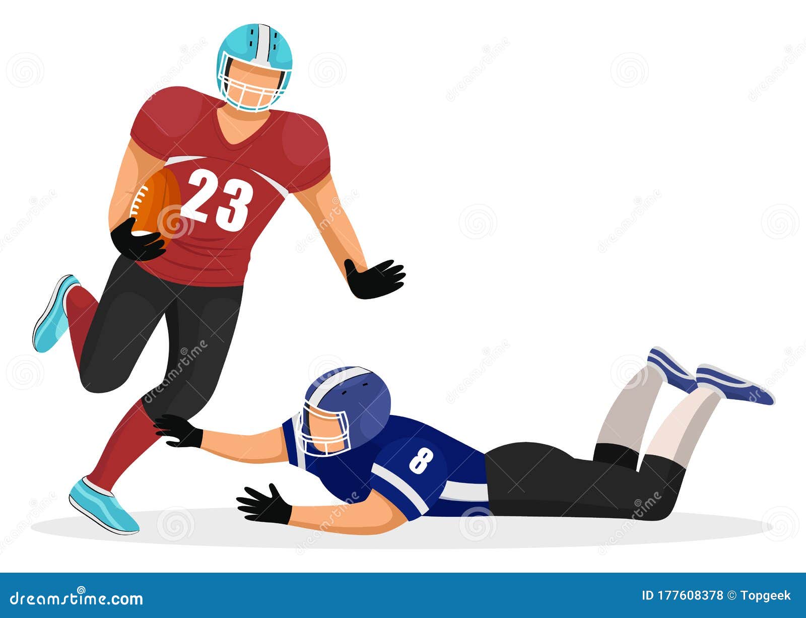 american football players, gridiron competition