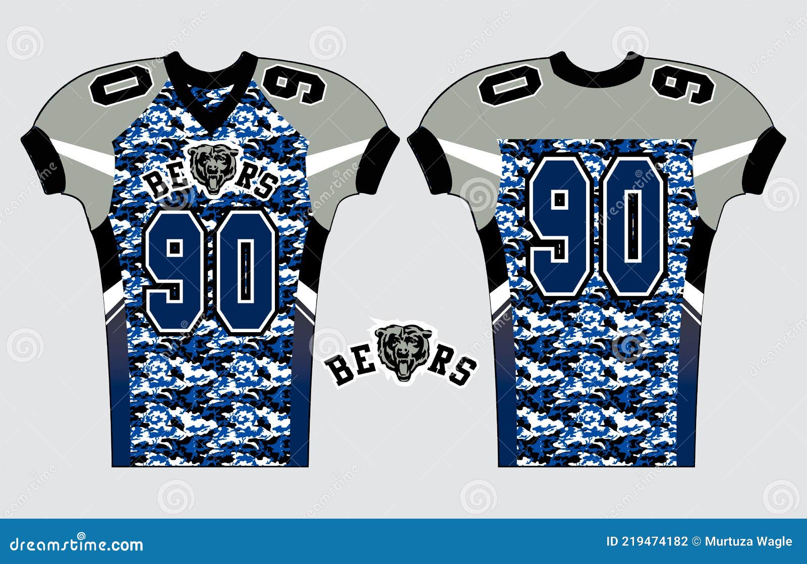 football uniforms template