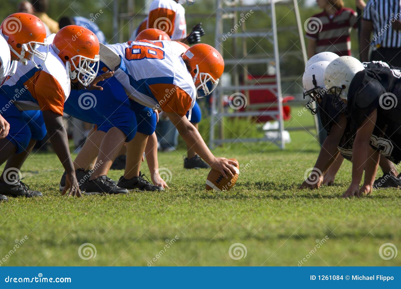 American Football Youth stock photo. Image of boys, chin 1261084