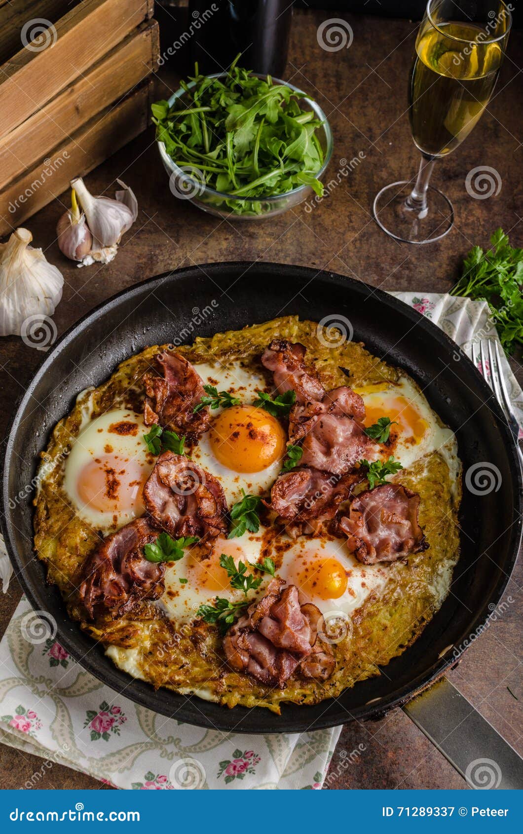 American Hash Browns Potato Stock Image Image of pancake, hearty