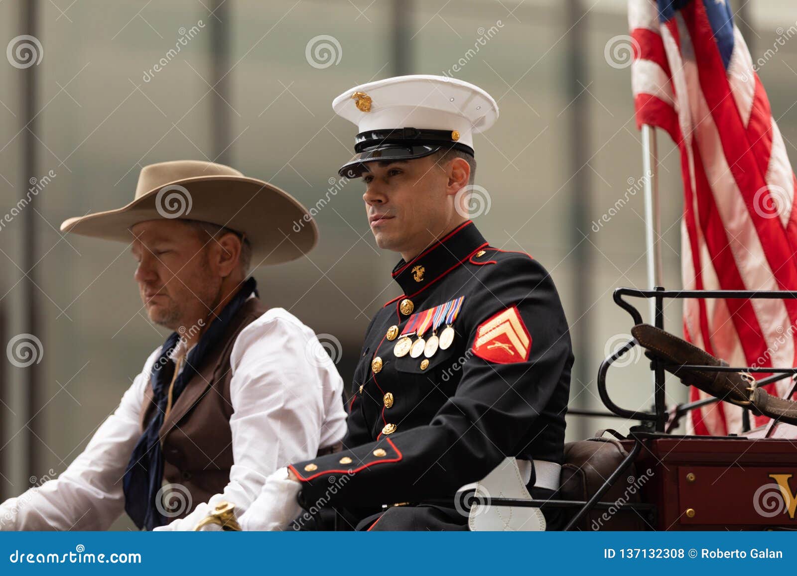 The American Heroes Parade Editorial Stock Photo Image Of Corps