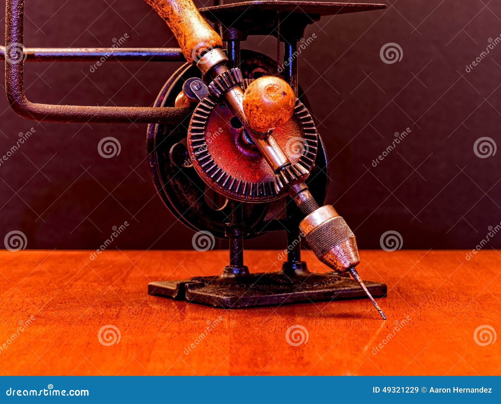 American Made Woodworker Hand Drill Stock Image Image of jigsaw