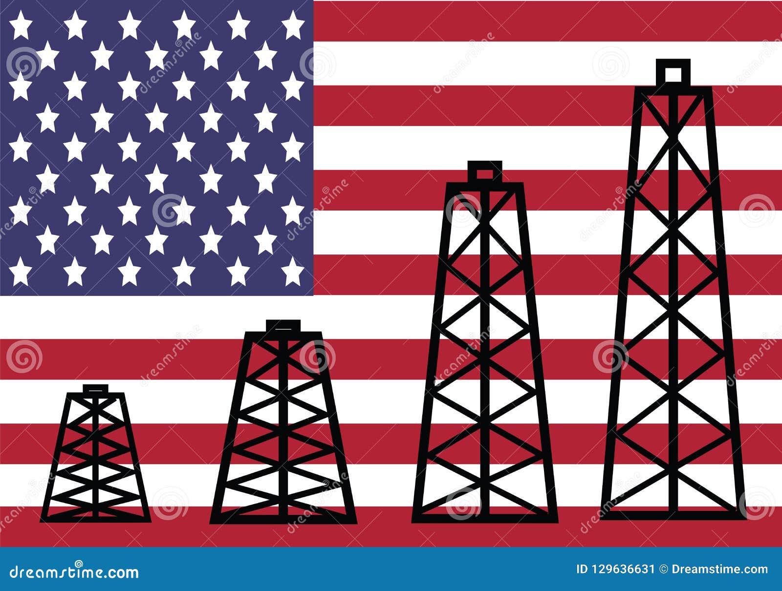 American Flag Chart