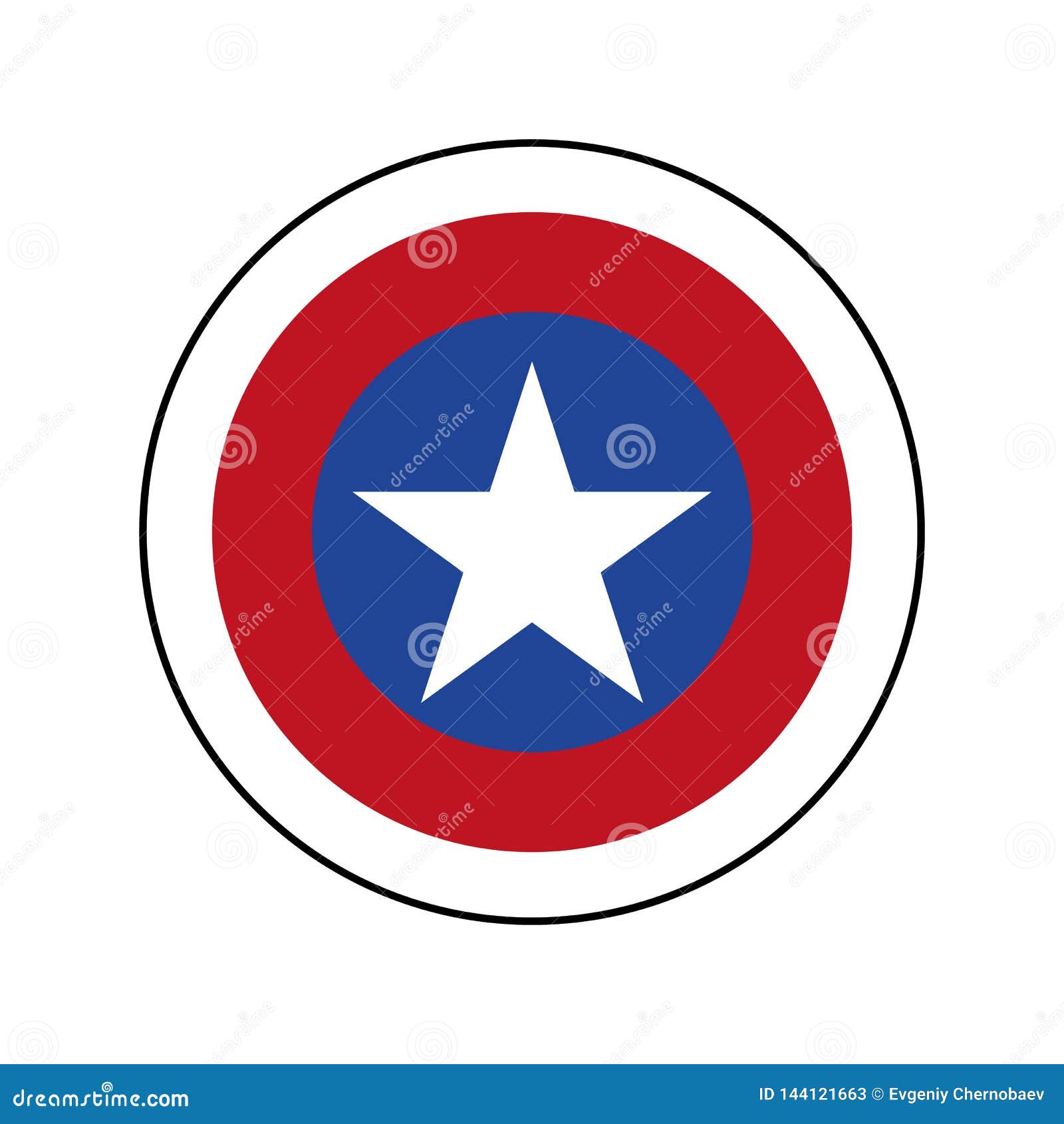 Captain America Shield Stock Illustrations – 421 Captain America Shield  Stock Illustrations, Vectors & Clipart - Dreamstime