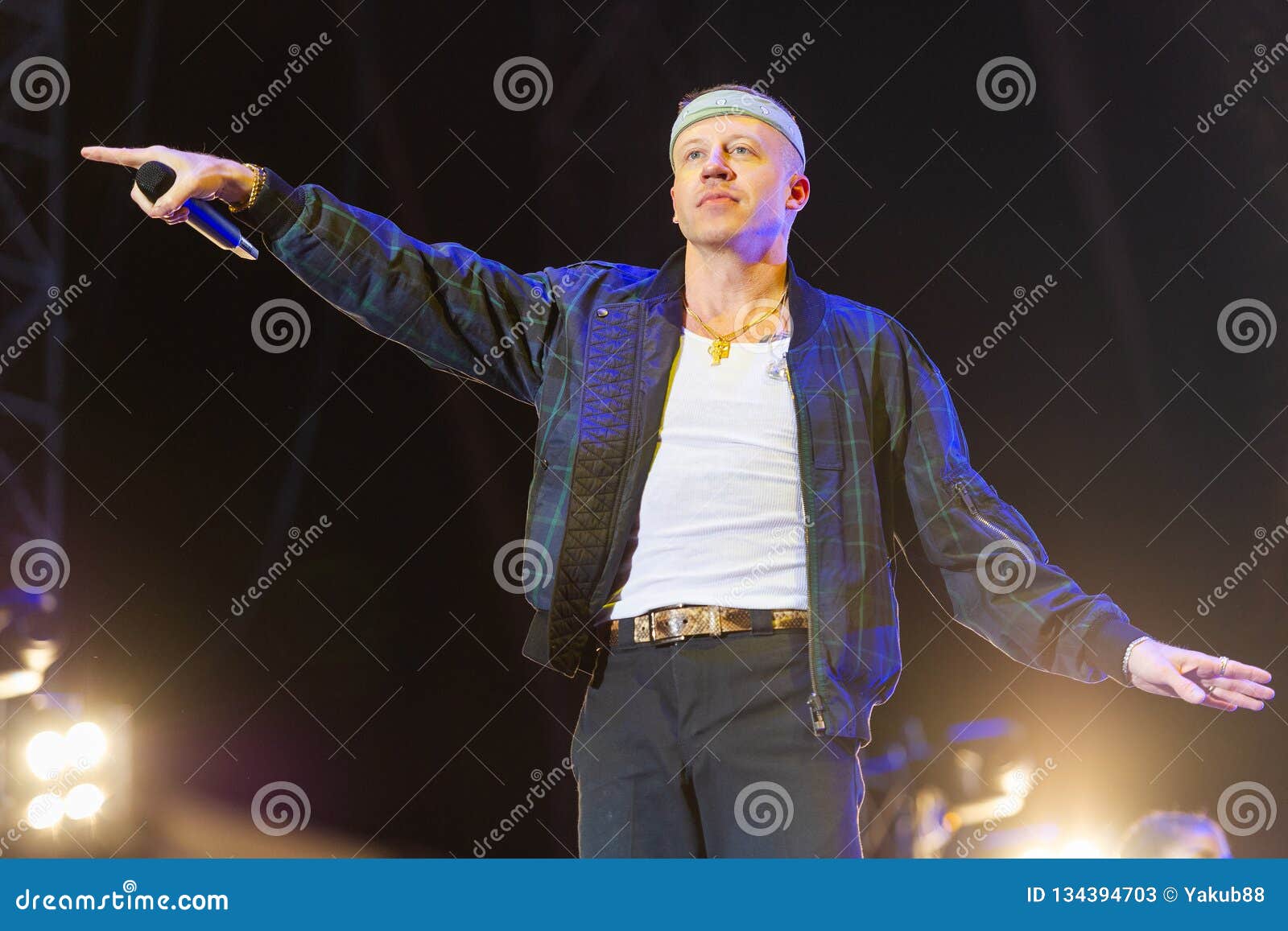 Macklemore Rapper Macklemore editorial stock photo. Image of performing - 134394703