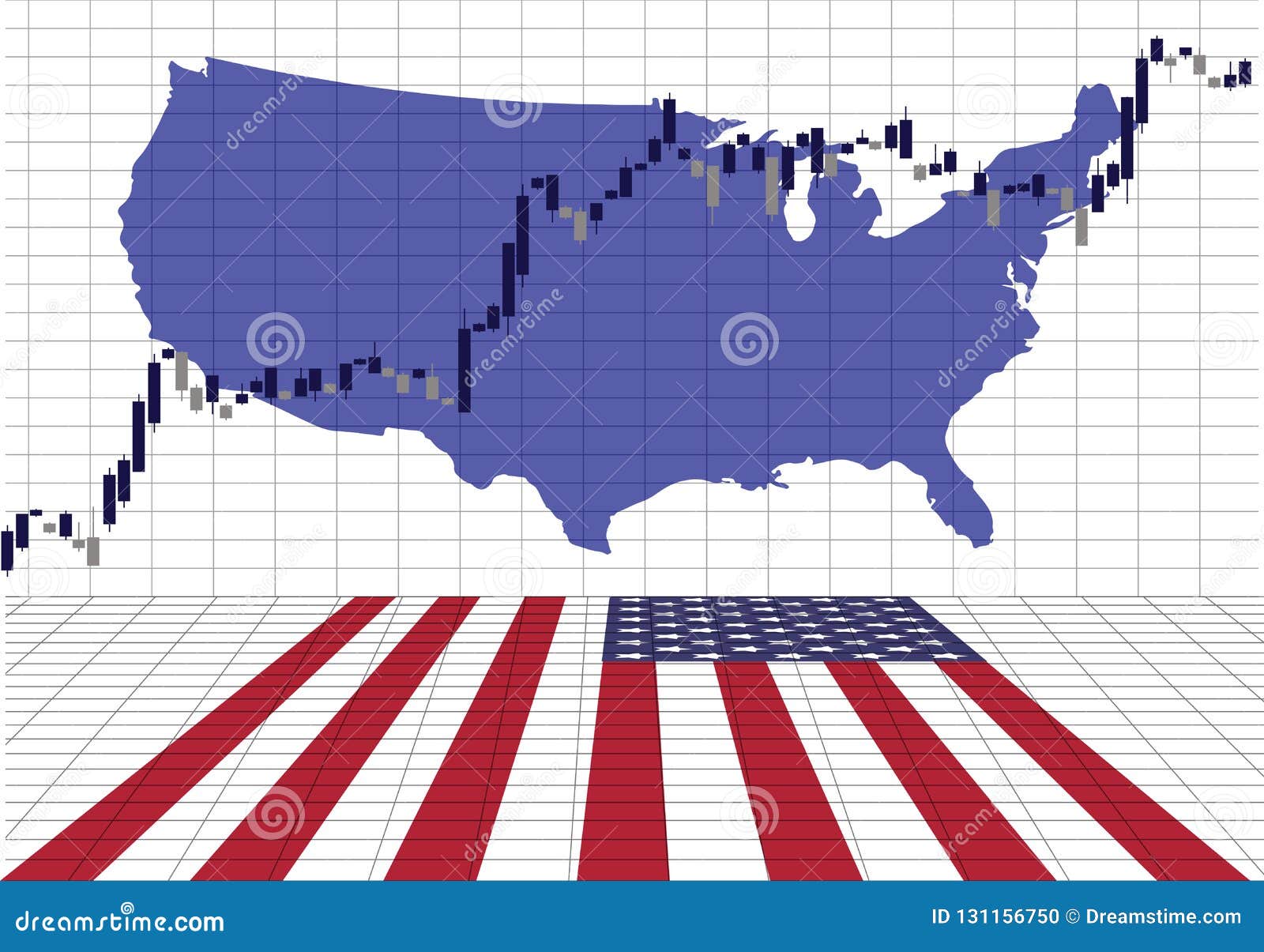 Rising Stock Chart