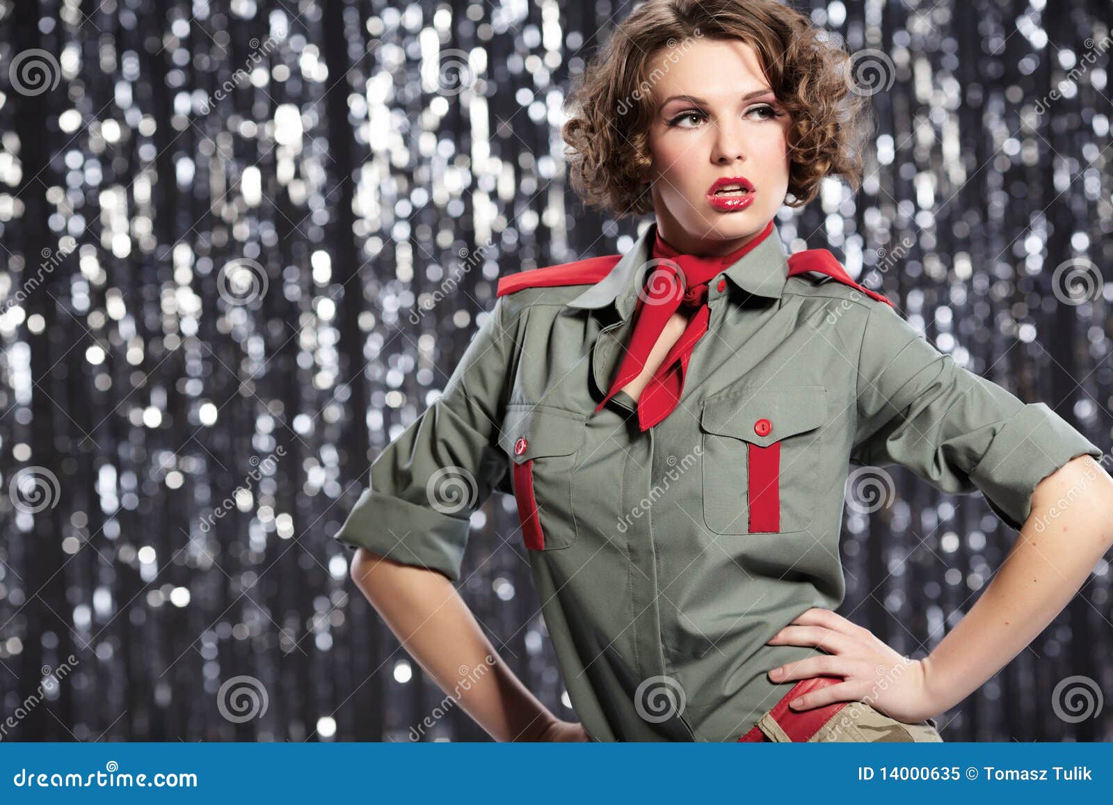 American style stock image. Image of girl, model, beauty 14000635