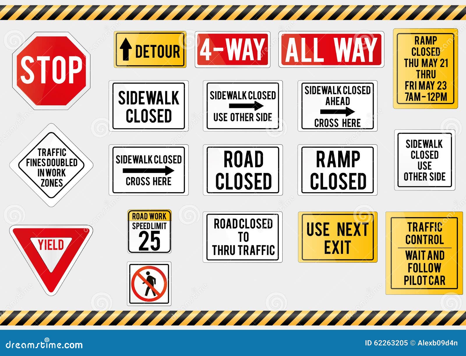 traffic signs collection [04] out of 19