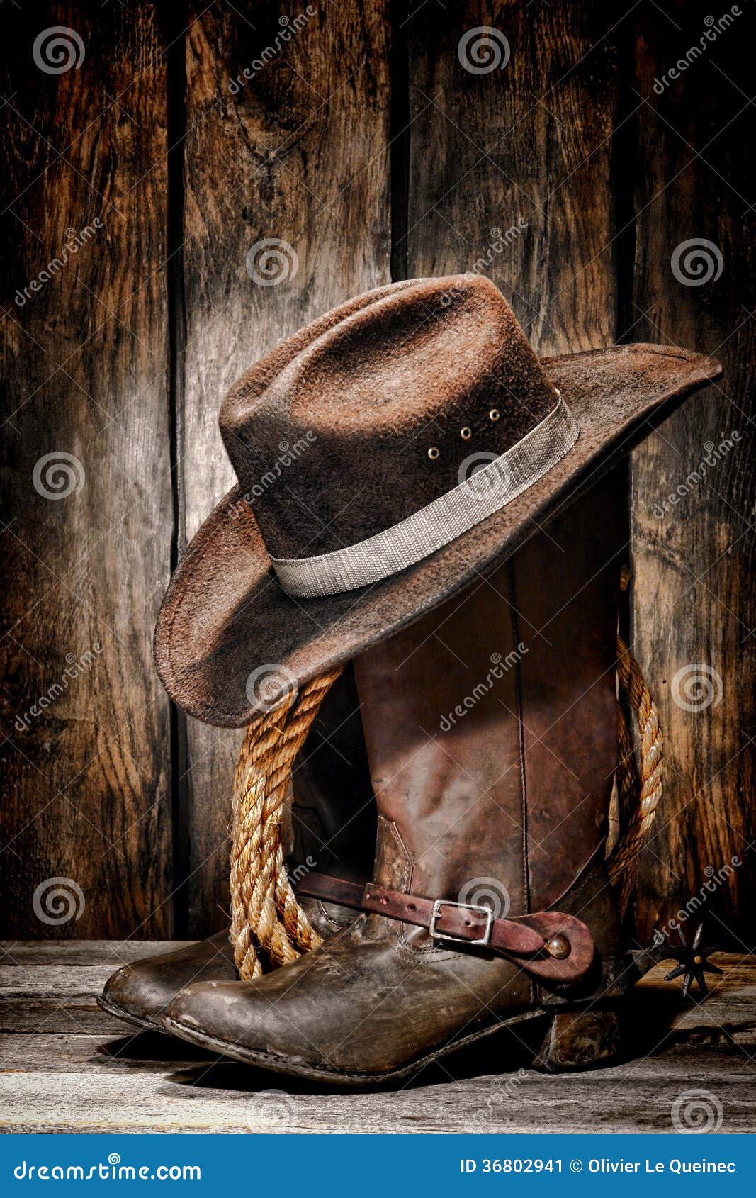 American West Rodeo Vintage Cowboy Boots Stock Image - Image: 36802941