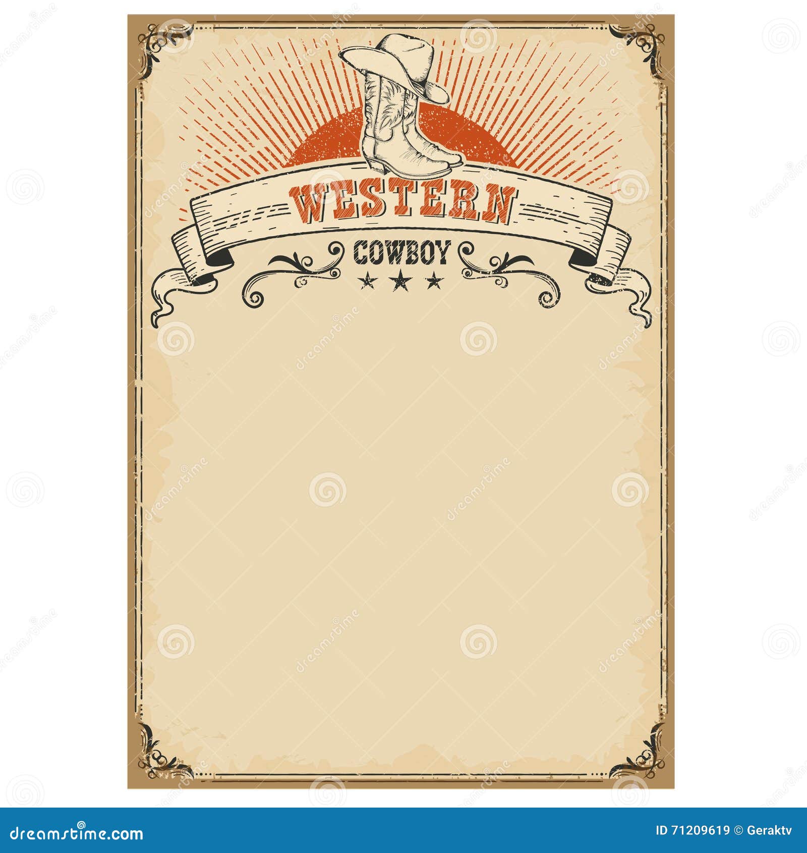 western paper background