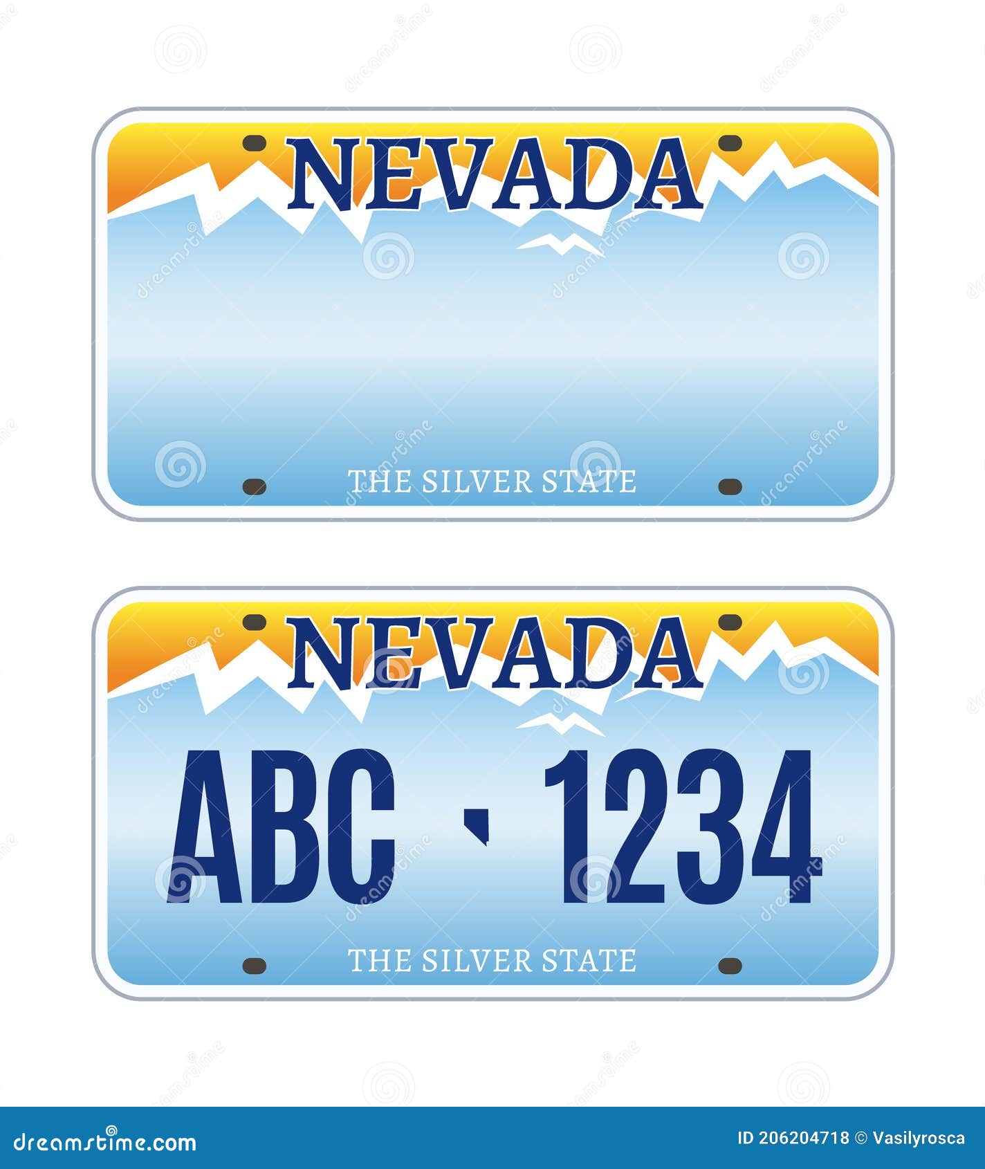 Geduld Beperken Doorweekt Amerikaanse Nevada Kentekenplaat Van Auto - Auto. Kentekenplaat Van Het  Voertuig Nevada Vector Illustratie - Illustration of vergunning,  illustratie: 206204718