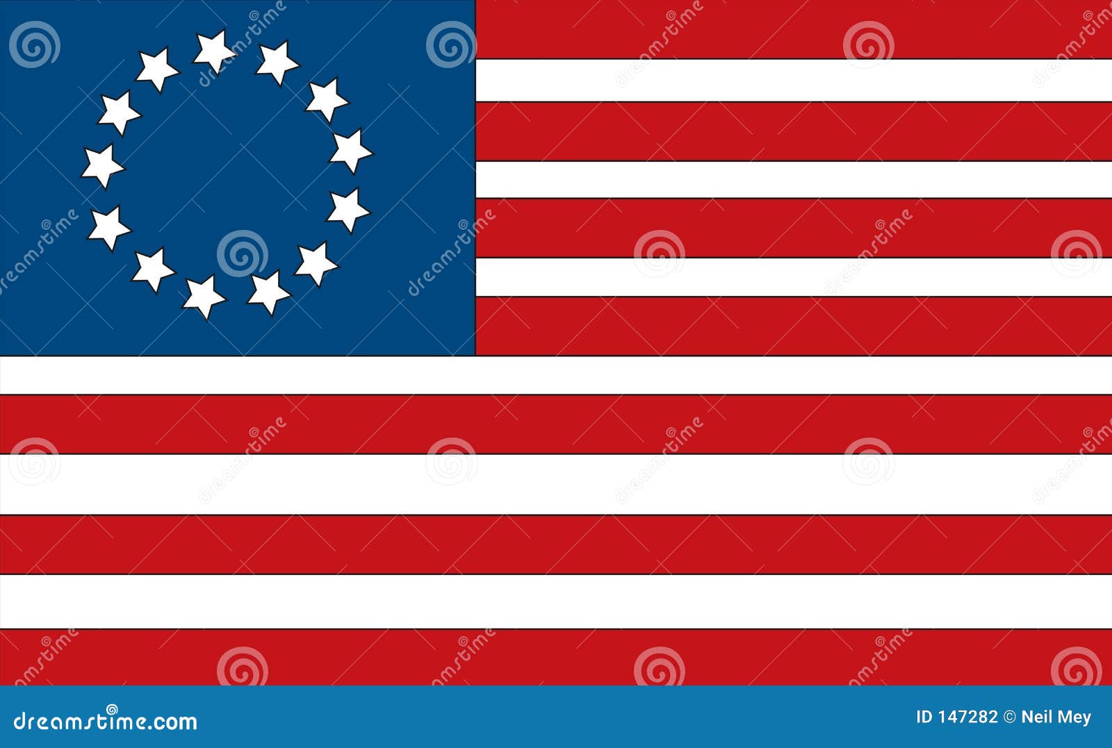 Amerikanische Flagge stock abbildung. Bild von vereinigt  147282