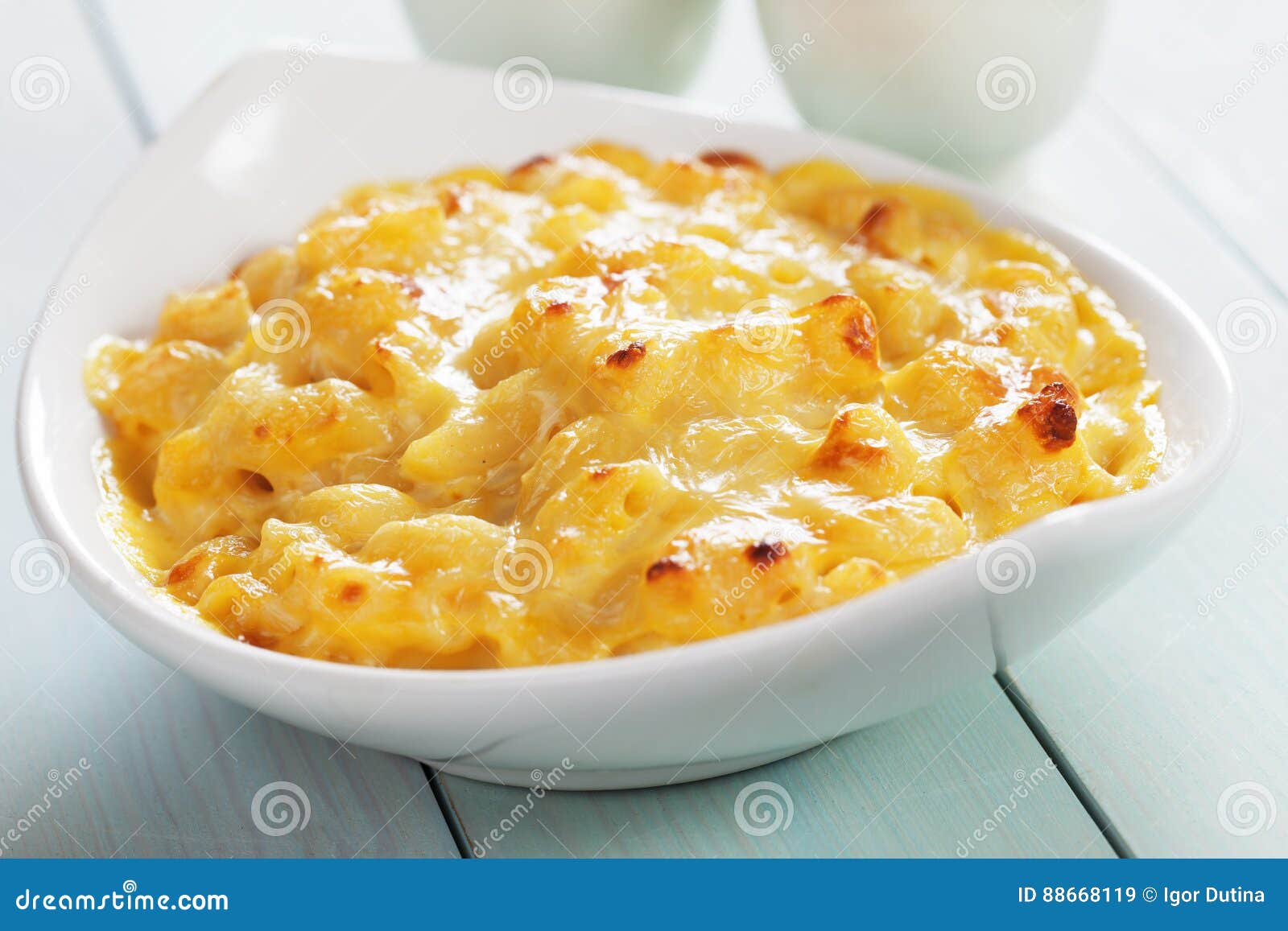 Amerikanische Mac Und Kaseteigwaren Stockbild Bild Von Nahrung Teigwaren 88668119