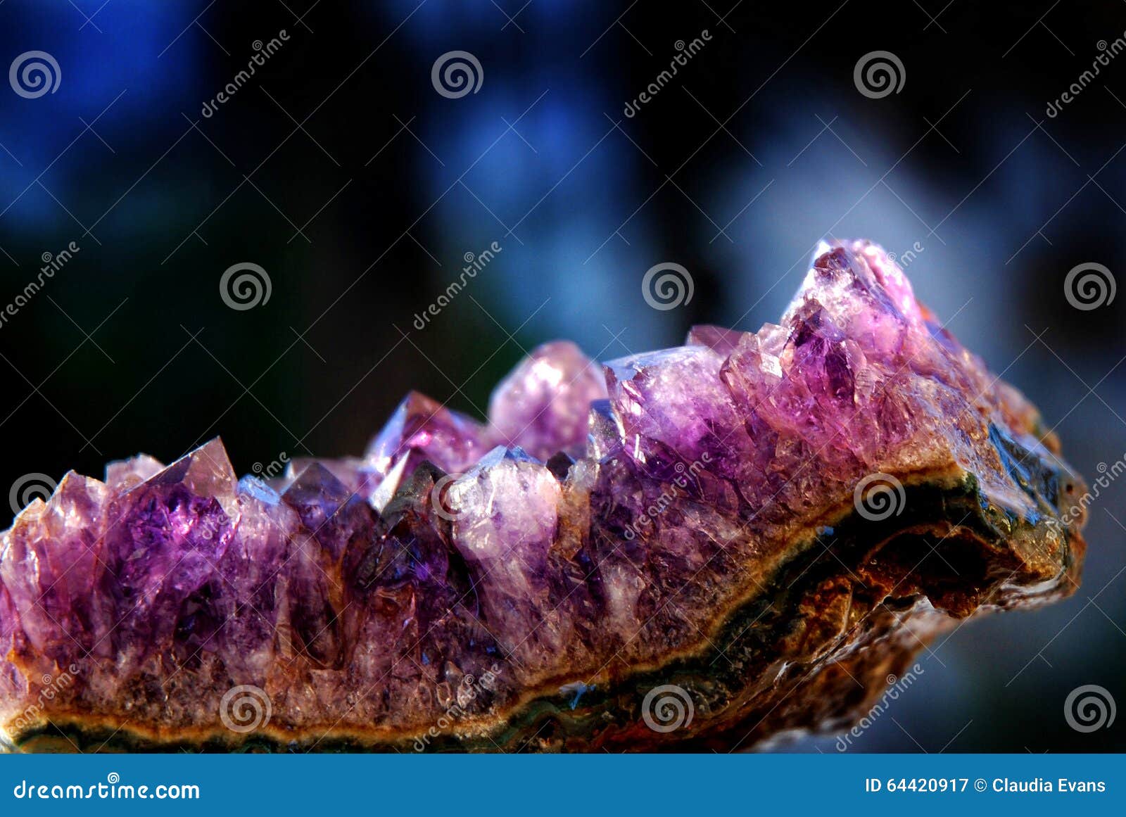 Amethyst stockbild. Bild von schön, stein, frech, amethyst - 64420917
