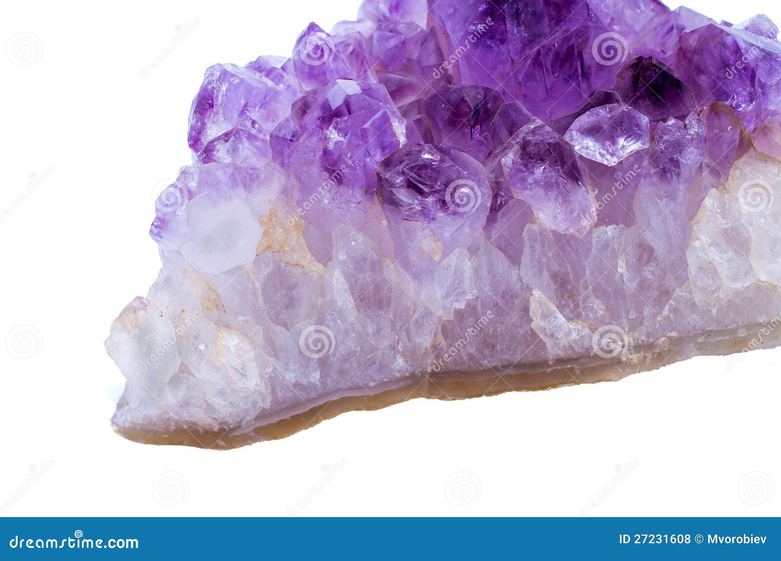 Amethyst crystal stock photo. Image of color, formation - 27231608