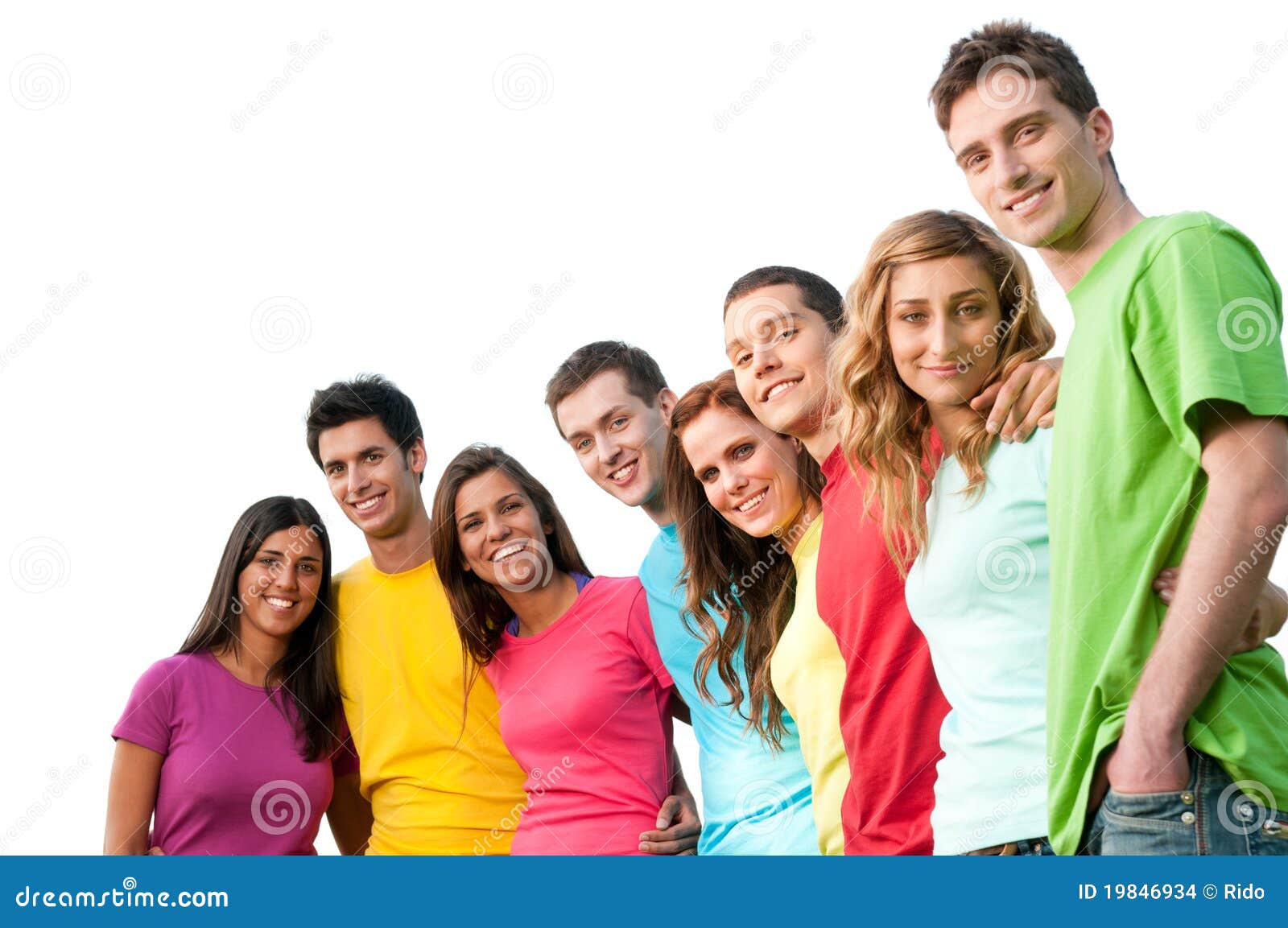 Amigos jovenes felices foto de archivo. Imagen de ocasional 19846934