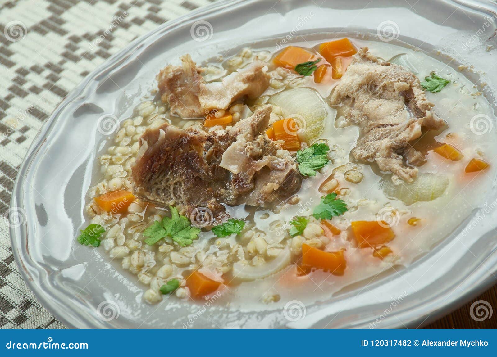 Amish Beef Barley Soup stock photo. Image of meat, amish - 120317482