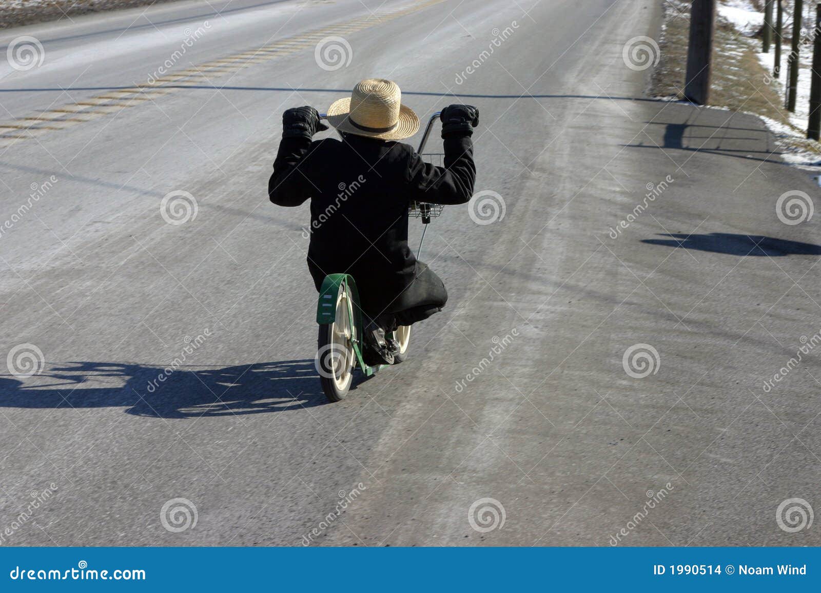 Amish Bicycle Stock Images Image 1990514