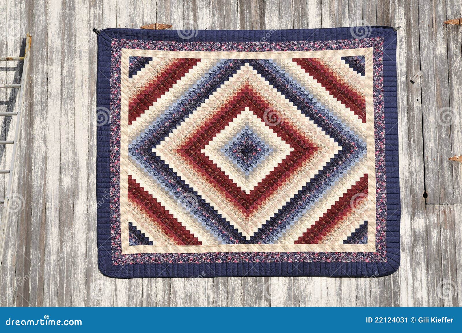 Amish quilt stock image. Image of floral, wood, handmade 22124031