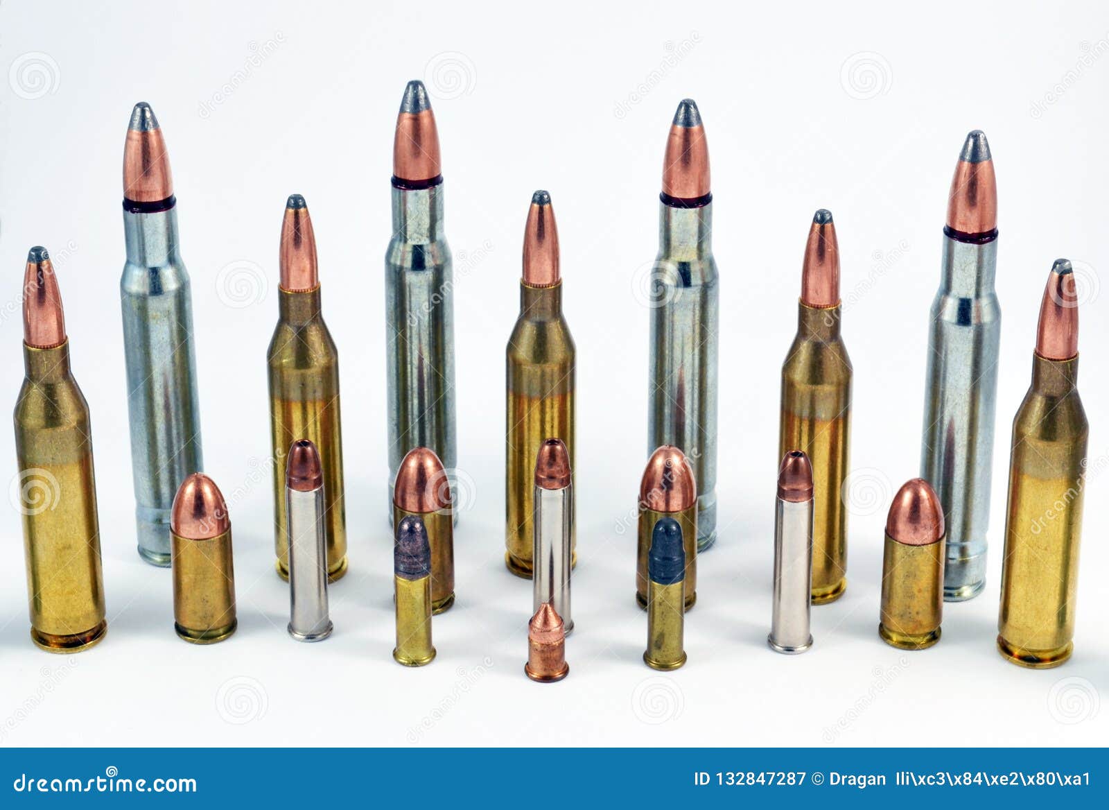 ammunition for handguns and rifles