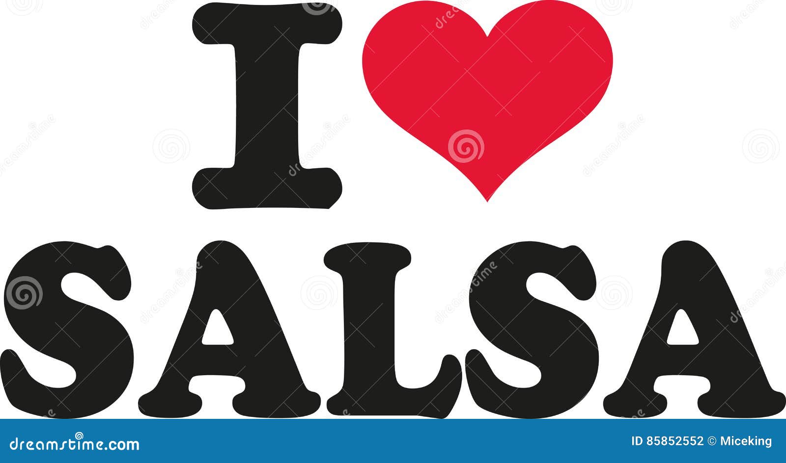 Amo la salsa illustrazione vettoriale. Illustrazione di marchio 85852552