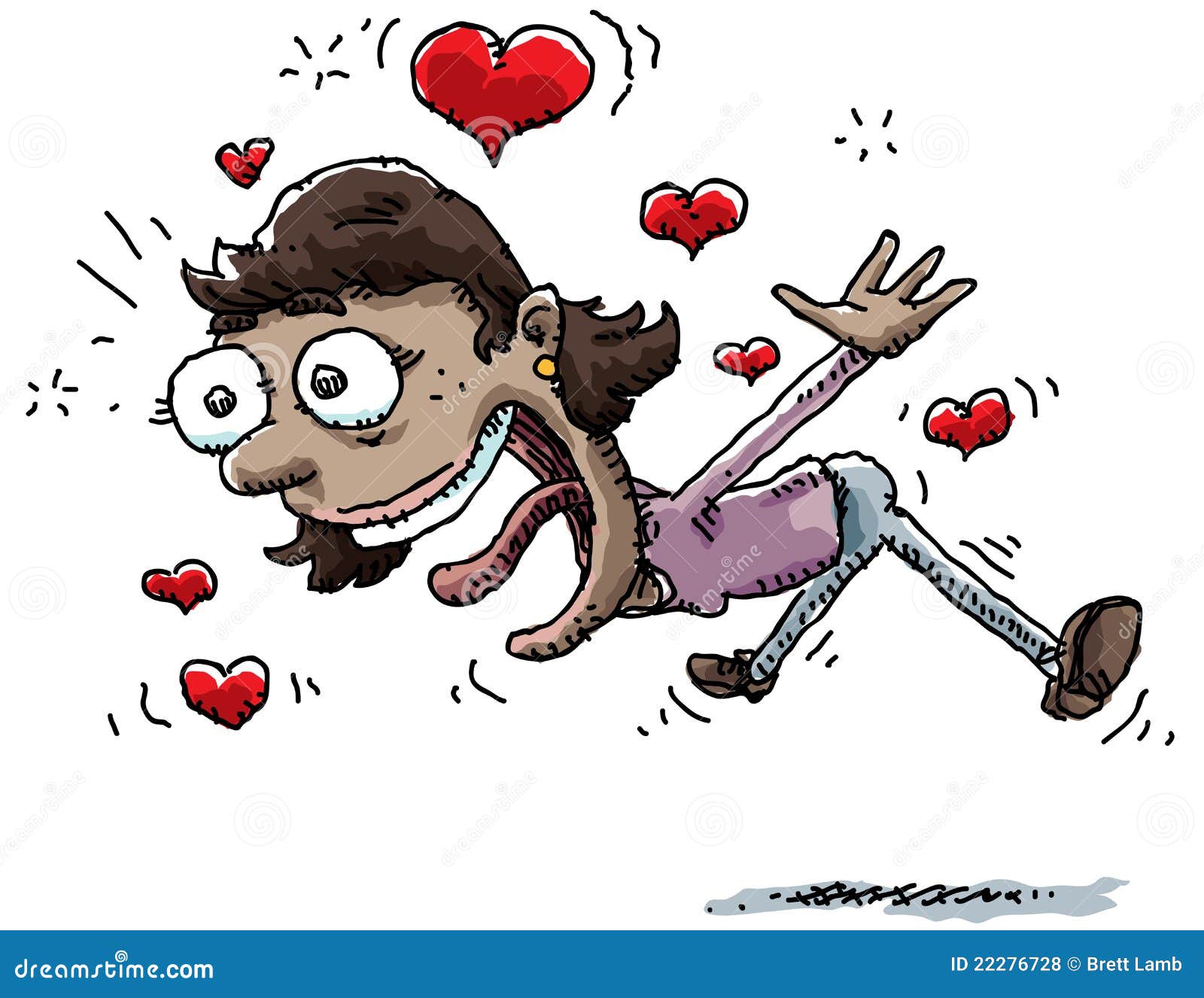 Amor loco stock de ilustración. Ilustración de vaqueros 22276728