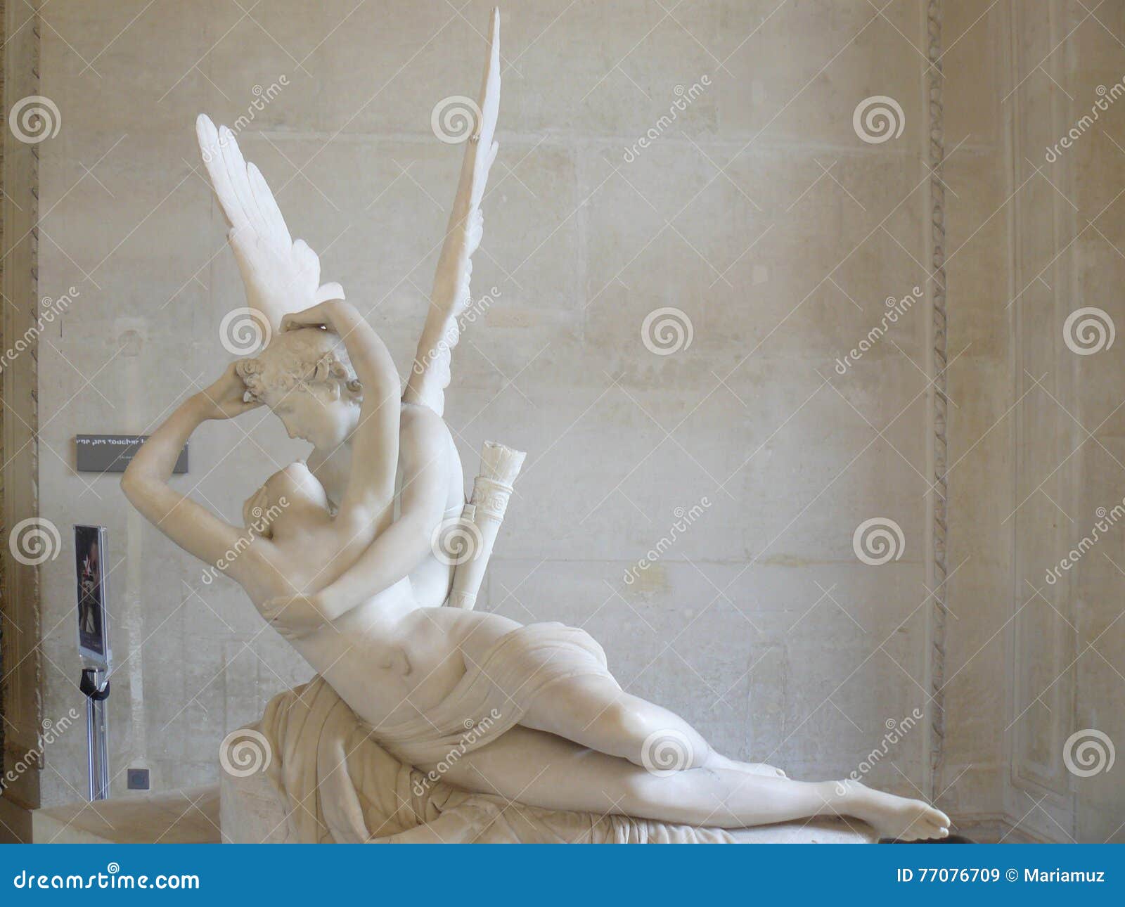 psyche revived by cupid kiss aka amor and psyche ( antonio canova) paris