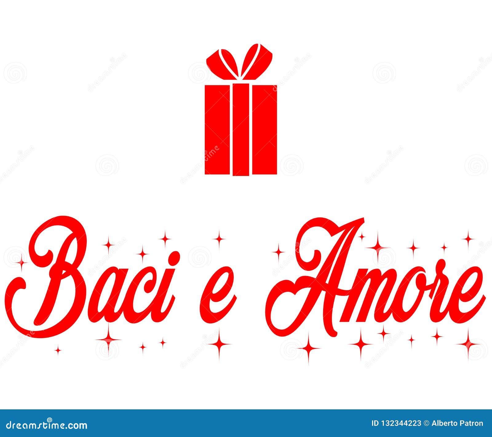 Regalo Natale Amore.Amore Di Baci E Loce Di Buon Natale E Pace Con I Regali Illustrazione Di Stock Illustrazione Di Pace Amore 132344223