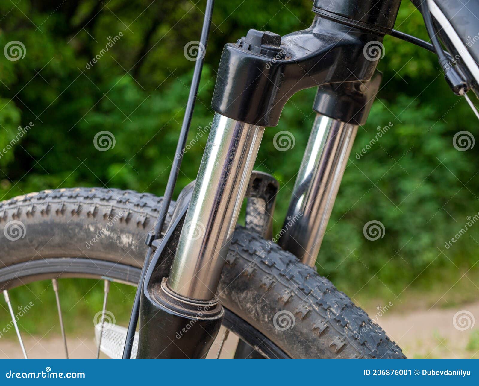 Confrontar línea agudo Amortiguador Delantero Para Bicicleta De Montaña Bicicleta Mtb Suspensión  Hidráulica Imagen de archivo - Imagen de deporte, parte: 206876001