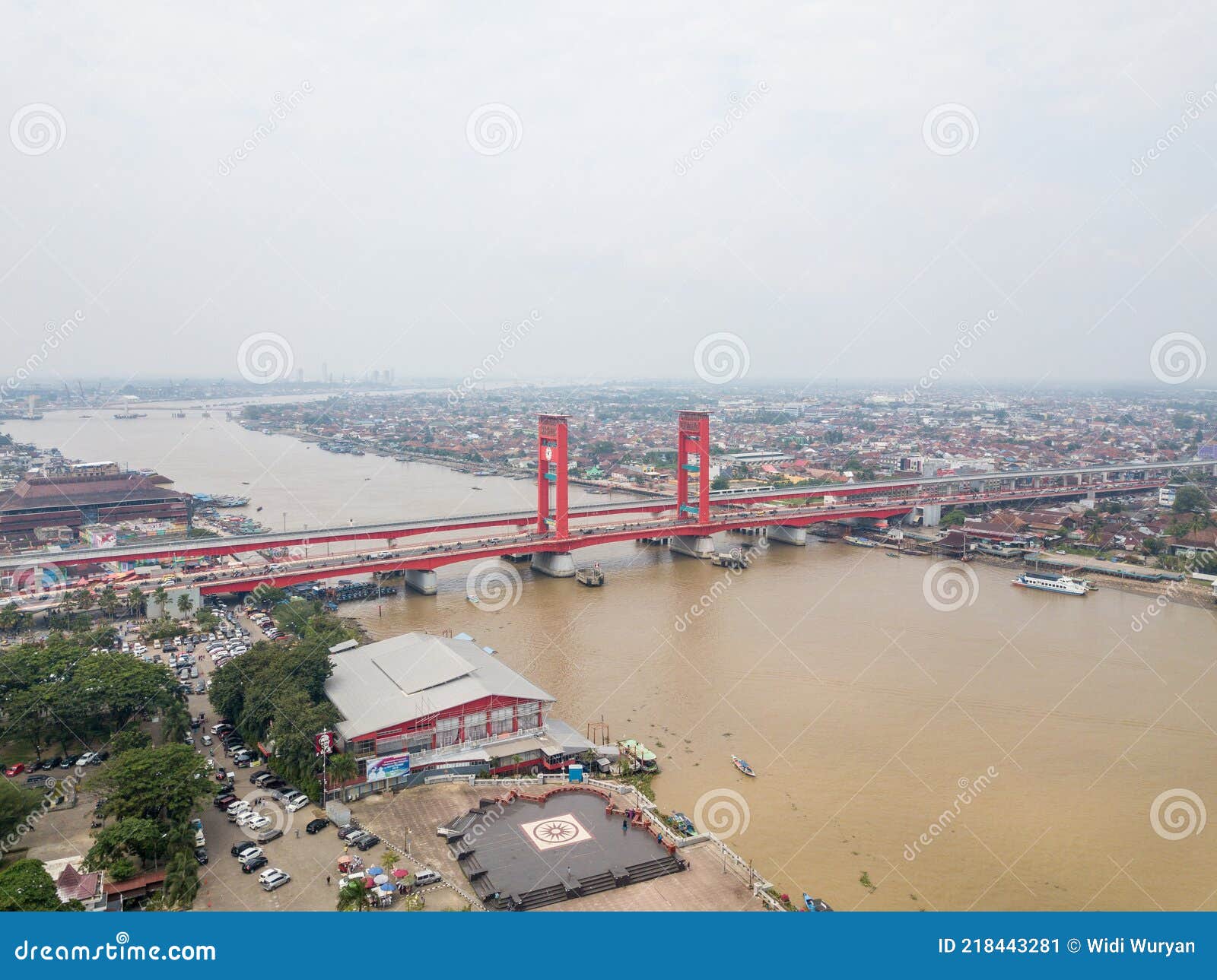 Ampera Bridge Palembang South Sumatra Indonesia Editorial Photo - Image