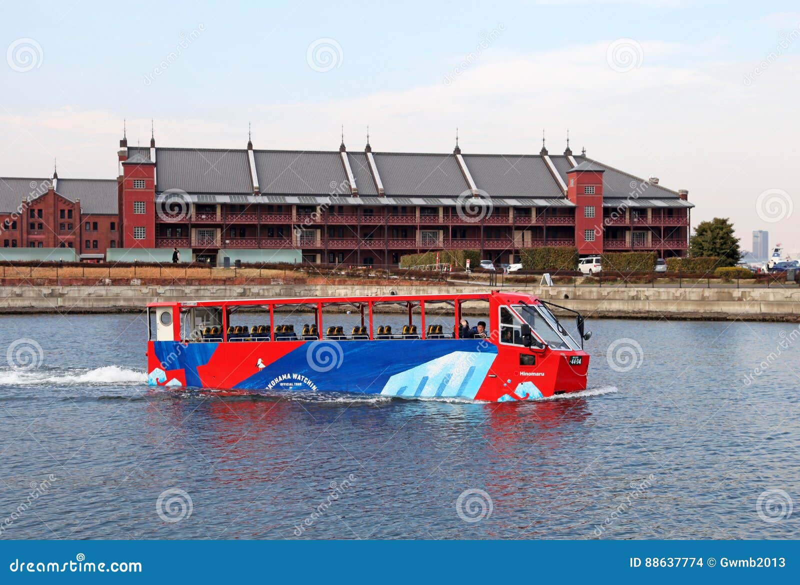 amphibious bus tour yokohama editorial stock image - image