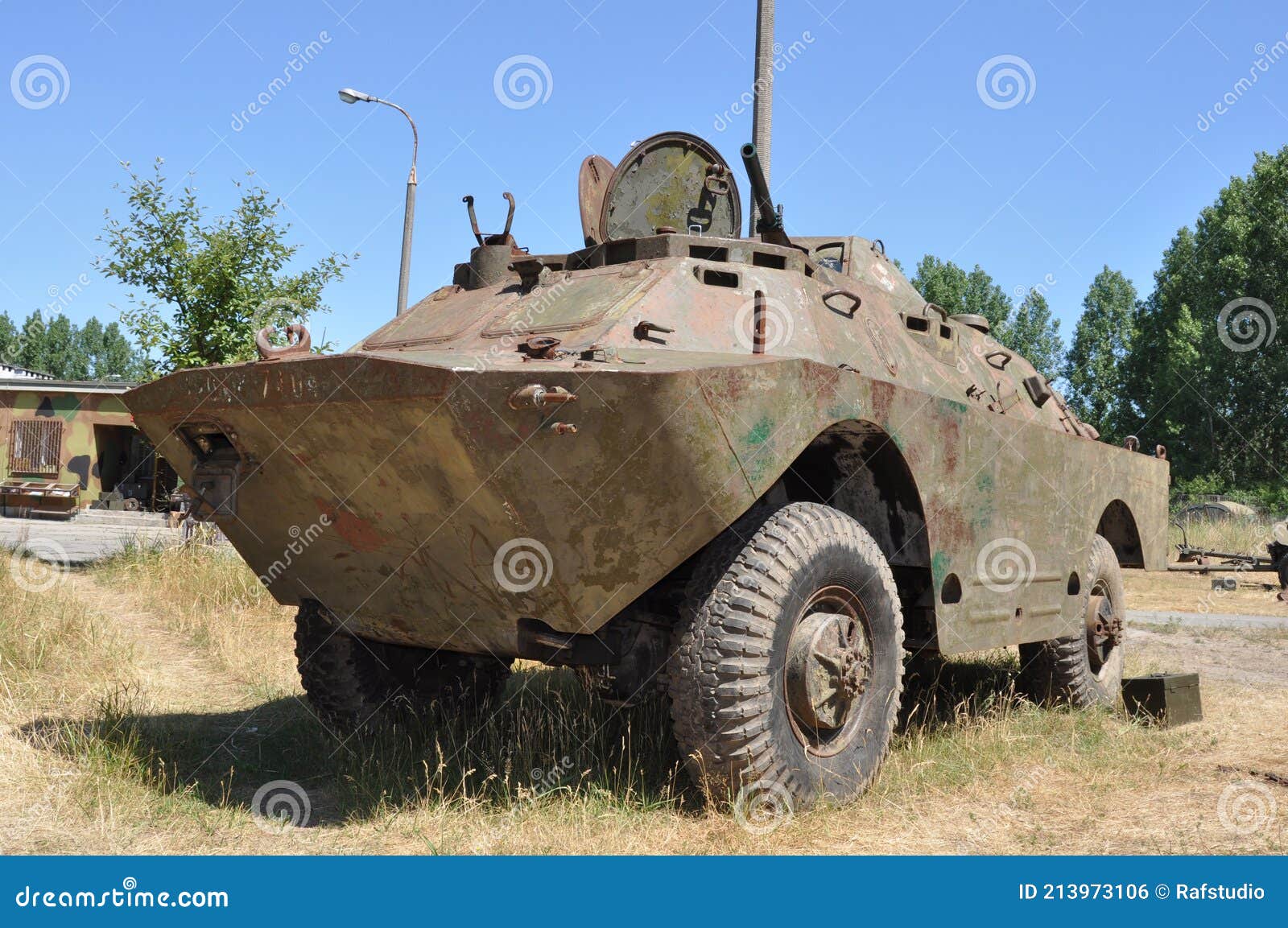 Soviet Amphibious Vehicle From The Cold War Stock Photography ...