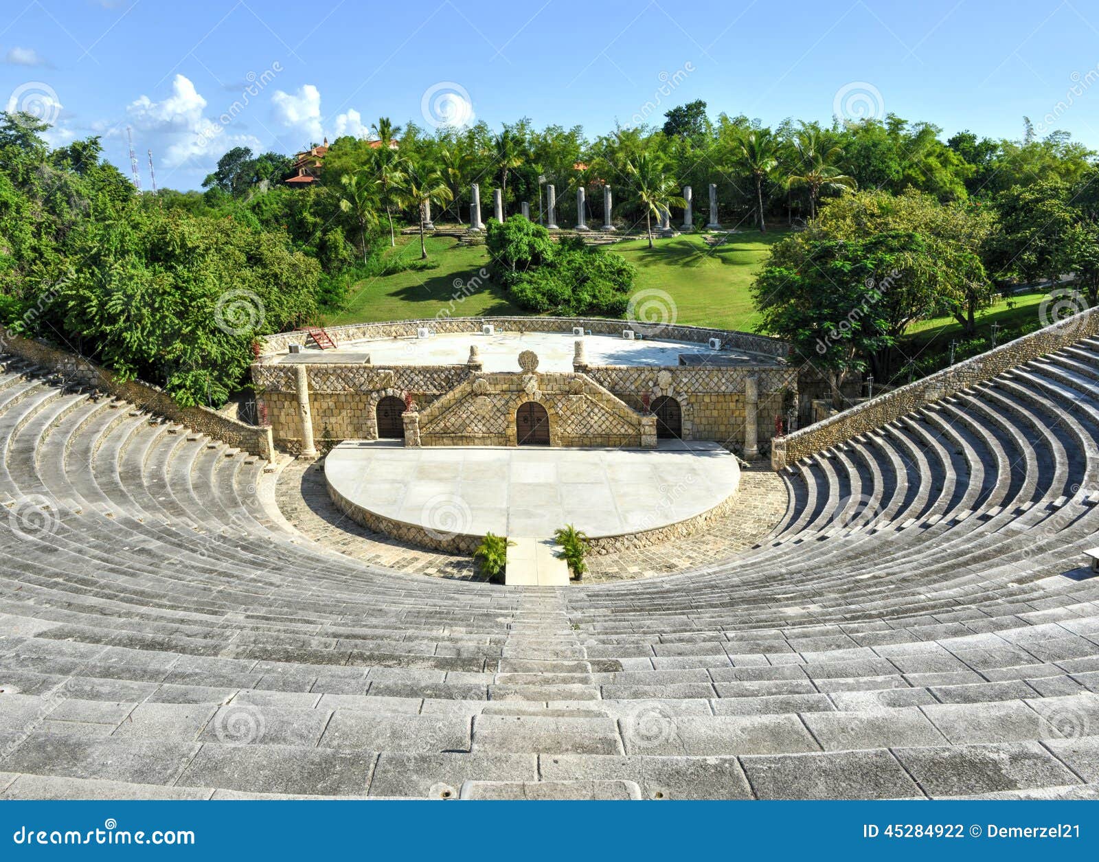 amphitheater, altos de chavon, la romana, dominican republic