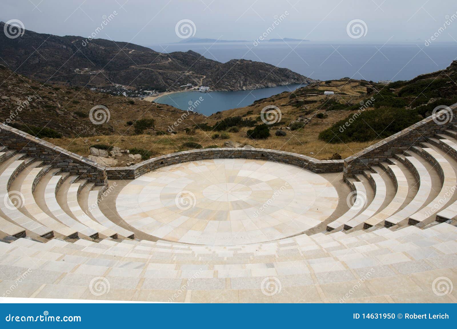 amphitheater milopotas beach ios greece