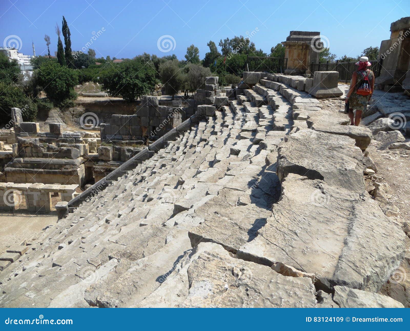 amphitheatre stairs sparta ancient greece history archaeology