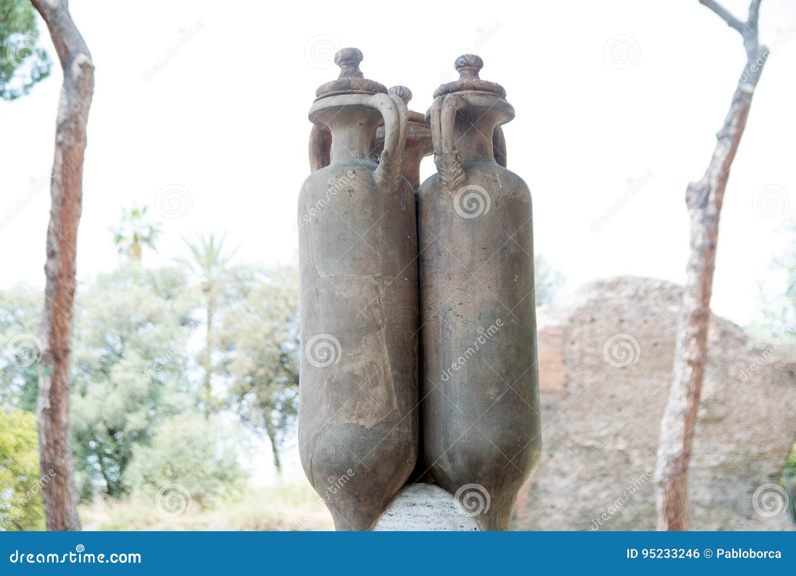 Famous Amphora In Alhambra Palace RoyaltyFree Stock Photography