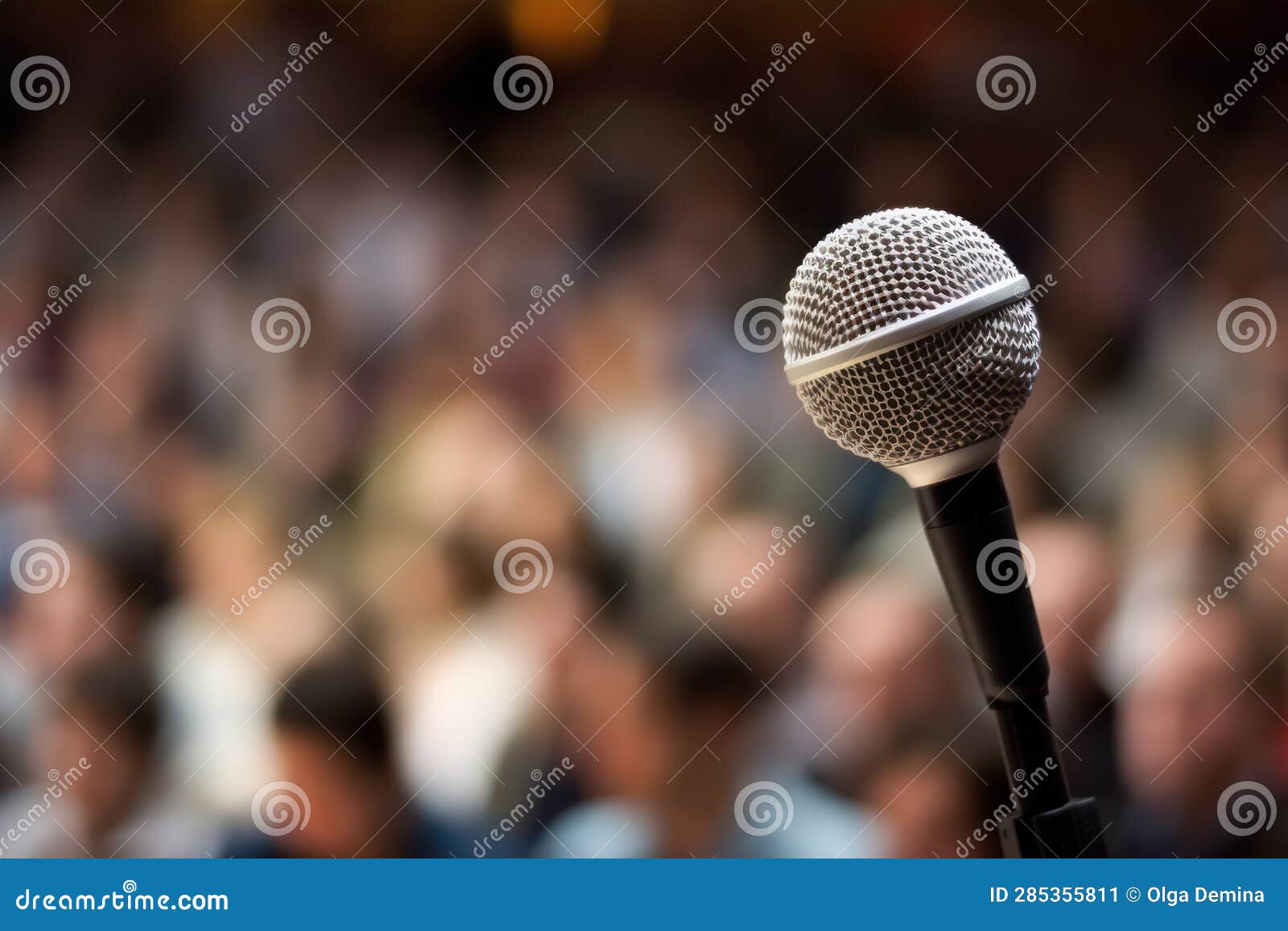 Amplify Your Voice Dynamic Mic on Stage, Captivating the Audience