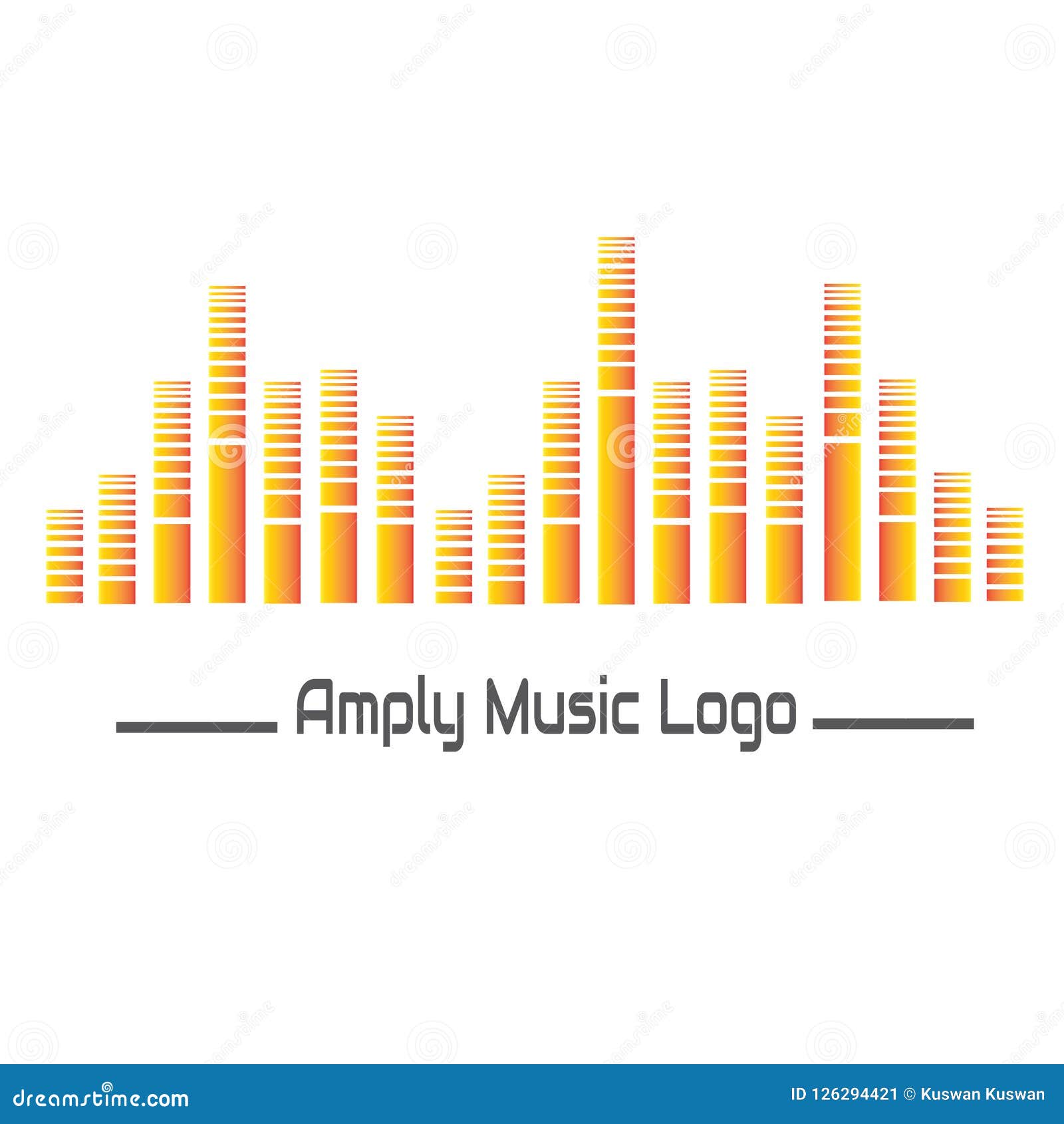 Amply Music Logo for Your Business Music, Instrumentalia or Sing Stock ...