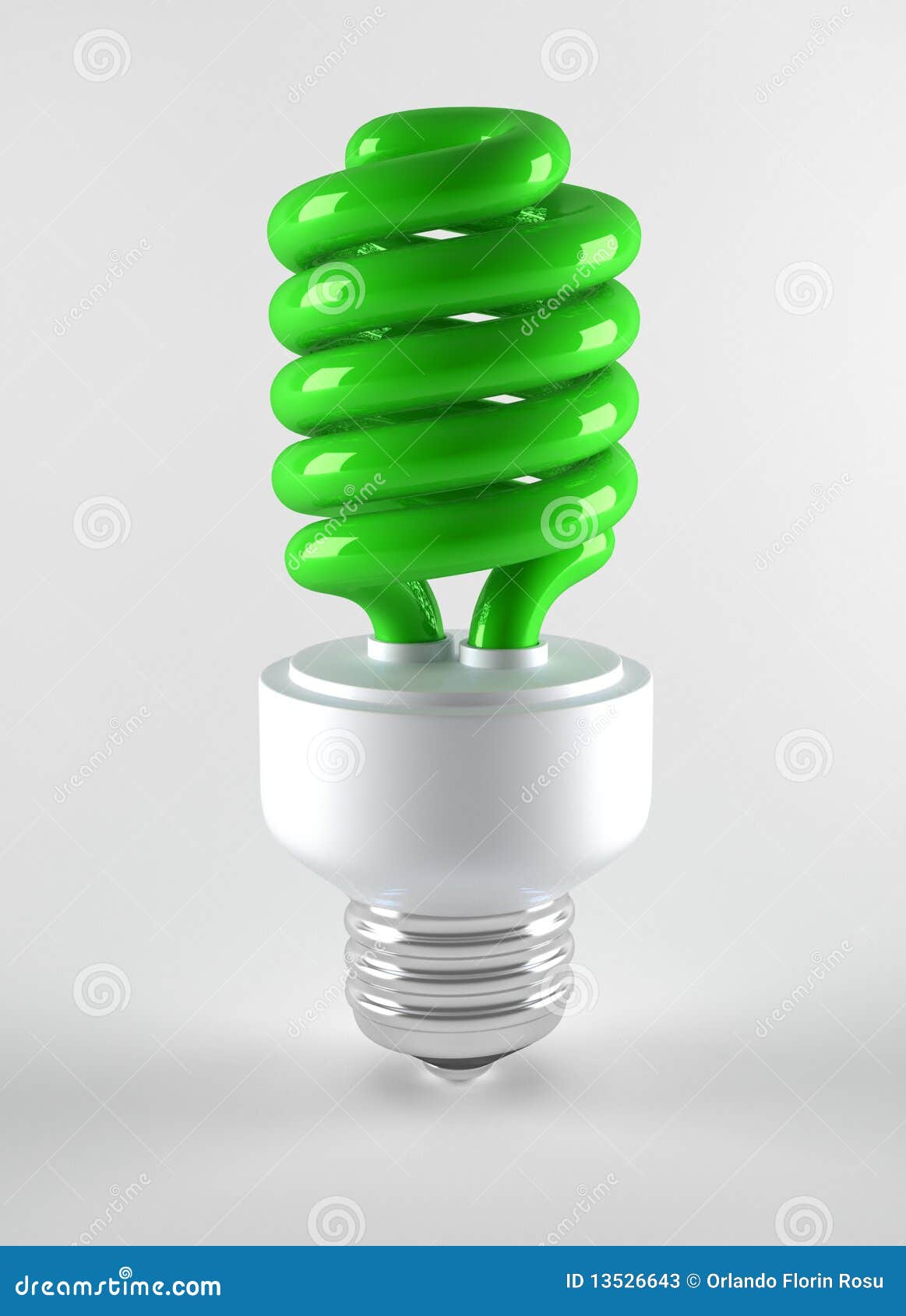 Ampoule fluorescente illustration stock. Illustration du ambiant 13526643