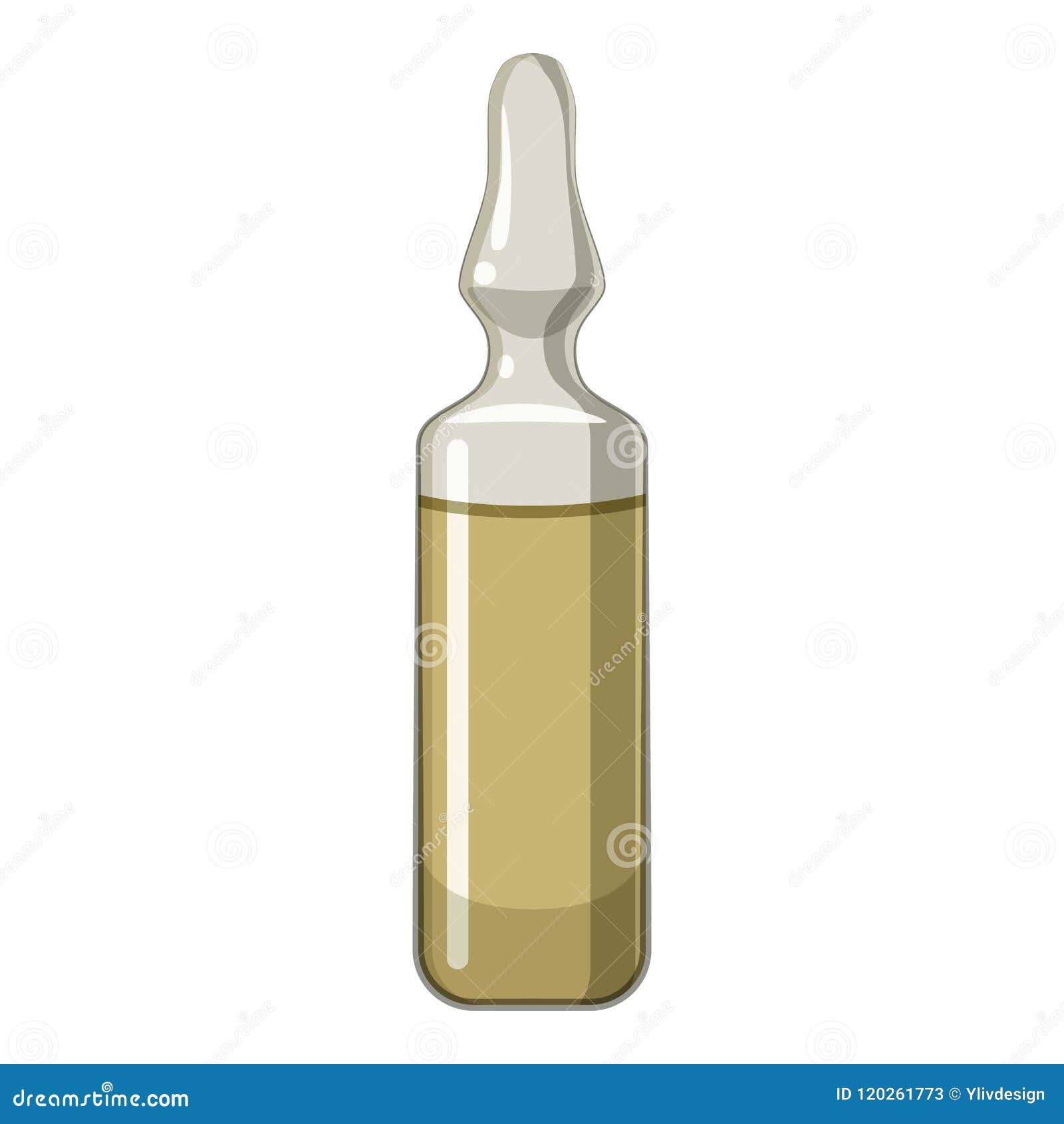 Ampoule Icon, Cartoon Style Stock Vector Illustration of injection