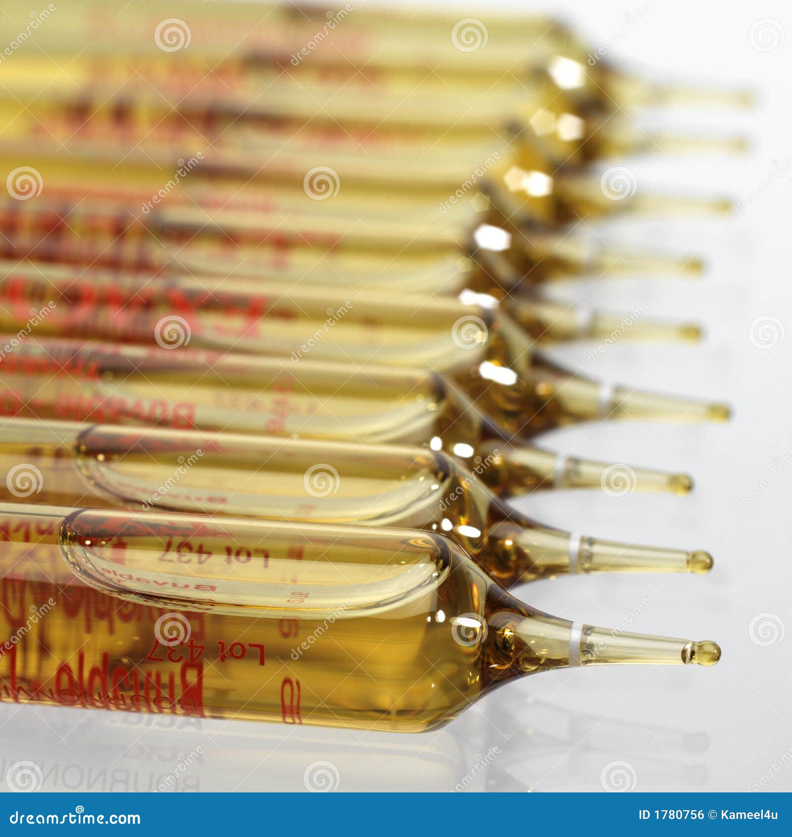 Ampoule (medicine) stock photo. Image of ampule, glass 1780756