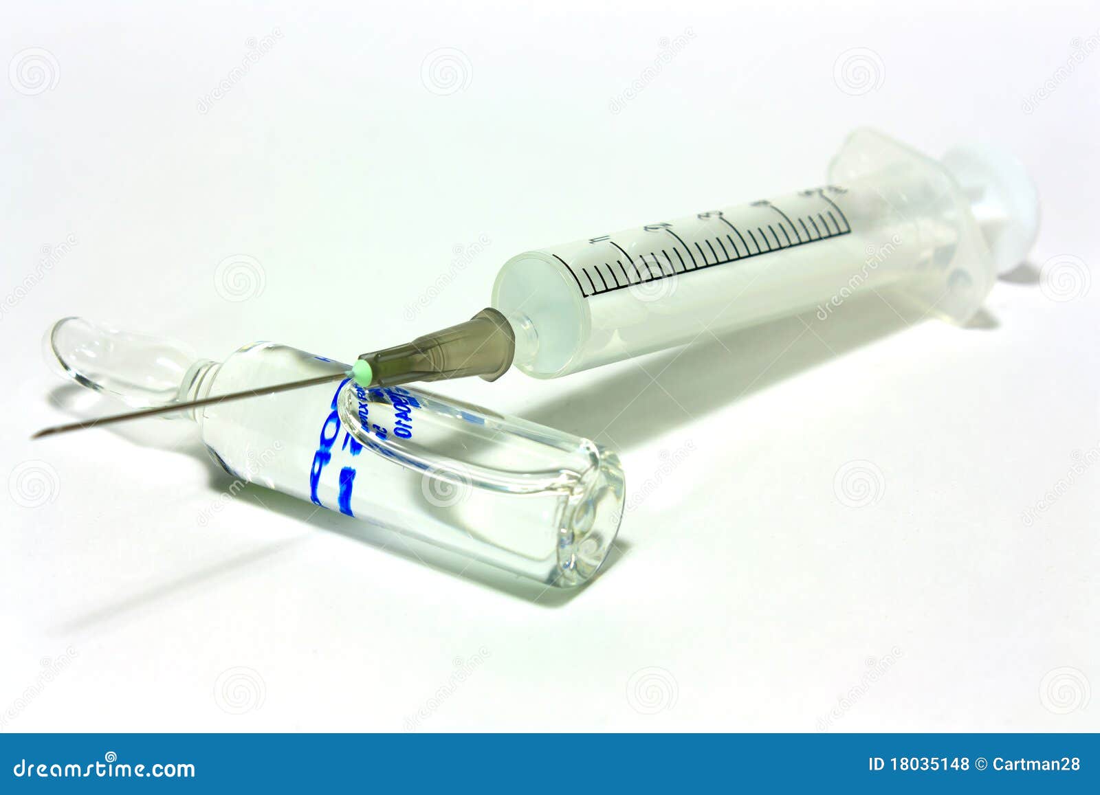 Ampoule and syringe stock photo. Image of pharmacy, anaesthetic 18035148