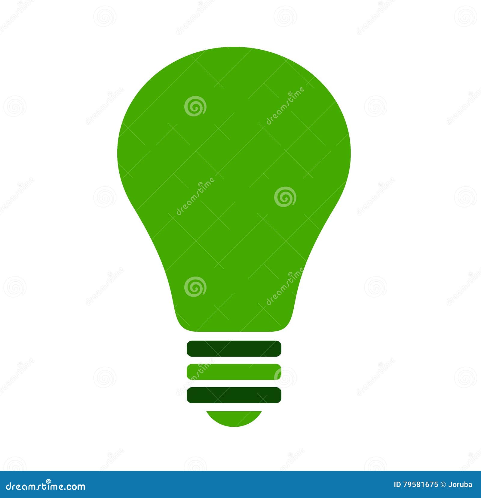 Ampoule verte illustration stock. Illustration du électrique 79581675