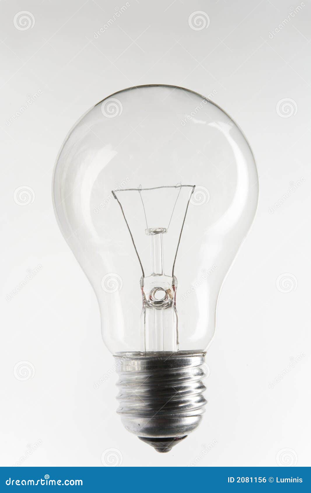 Ampoule électrique photo stock. Image du lumière, foncé 2081156