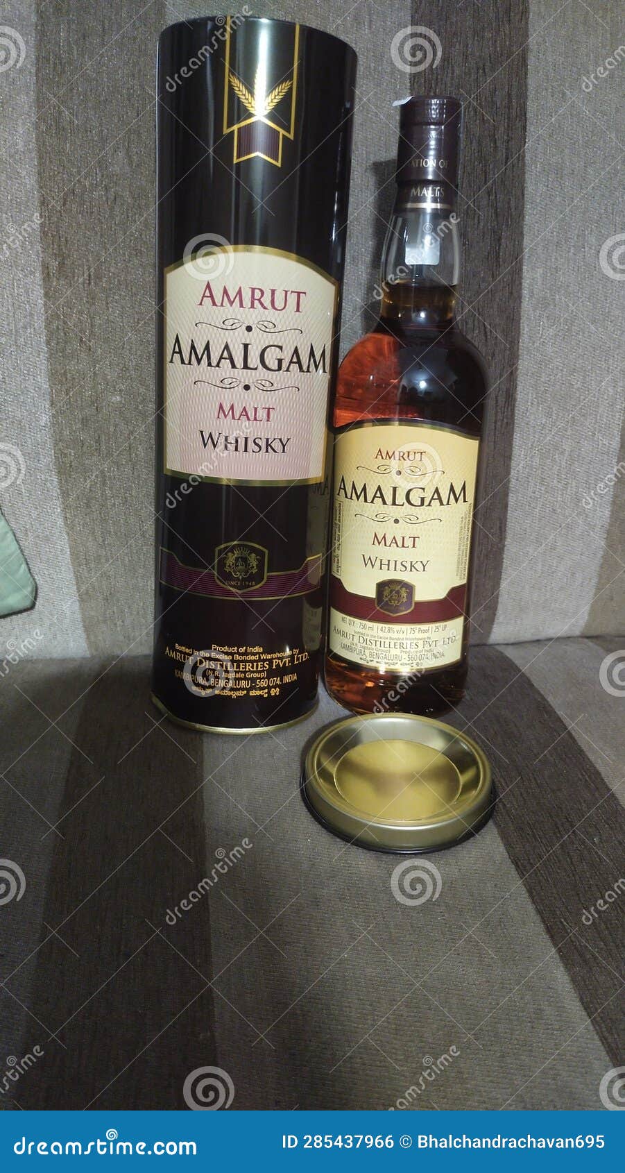 AMRUT AMALGAM MALT WHISKY editorial photo. Image of malt 285437966